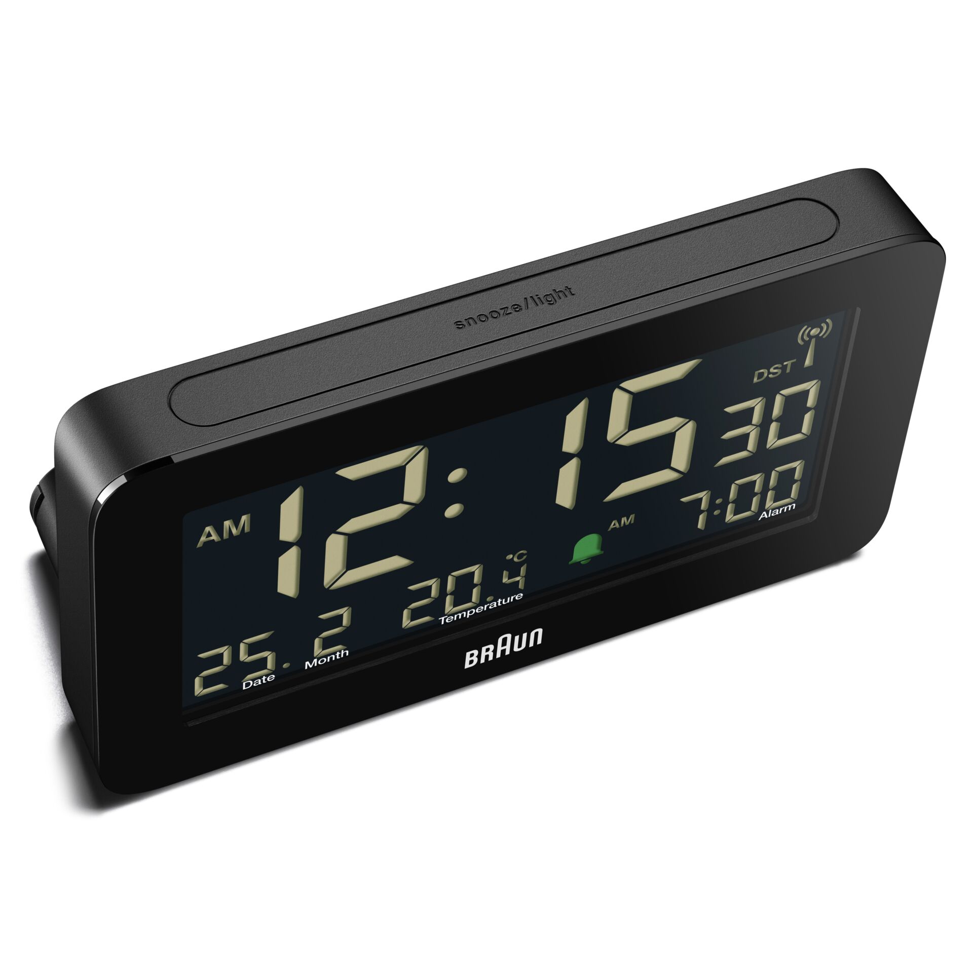 BRAUN BC10 DCF-B Radio alarm clock black