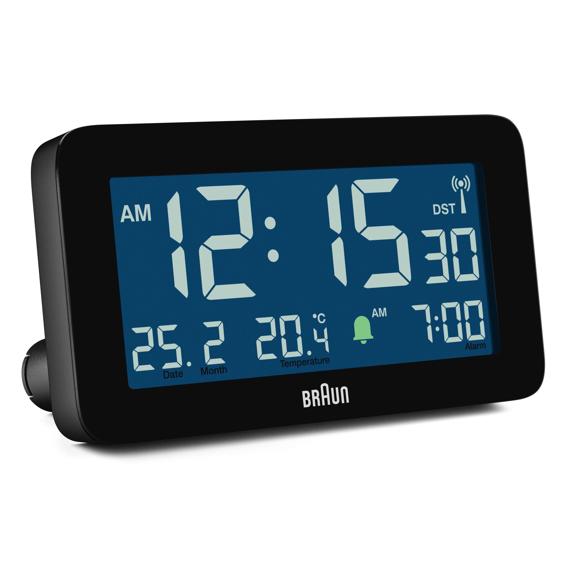 BRAUN BC10 DCF-B Radio alarm clock black