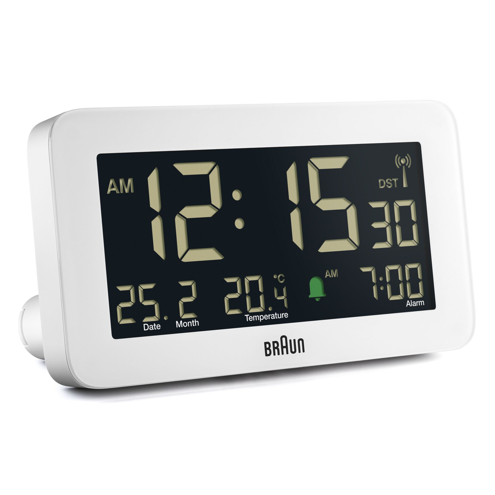 BRAUN BC10 DCF-W Radio alarm clock white