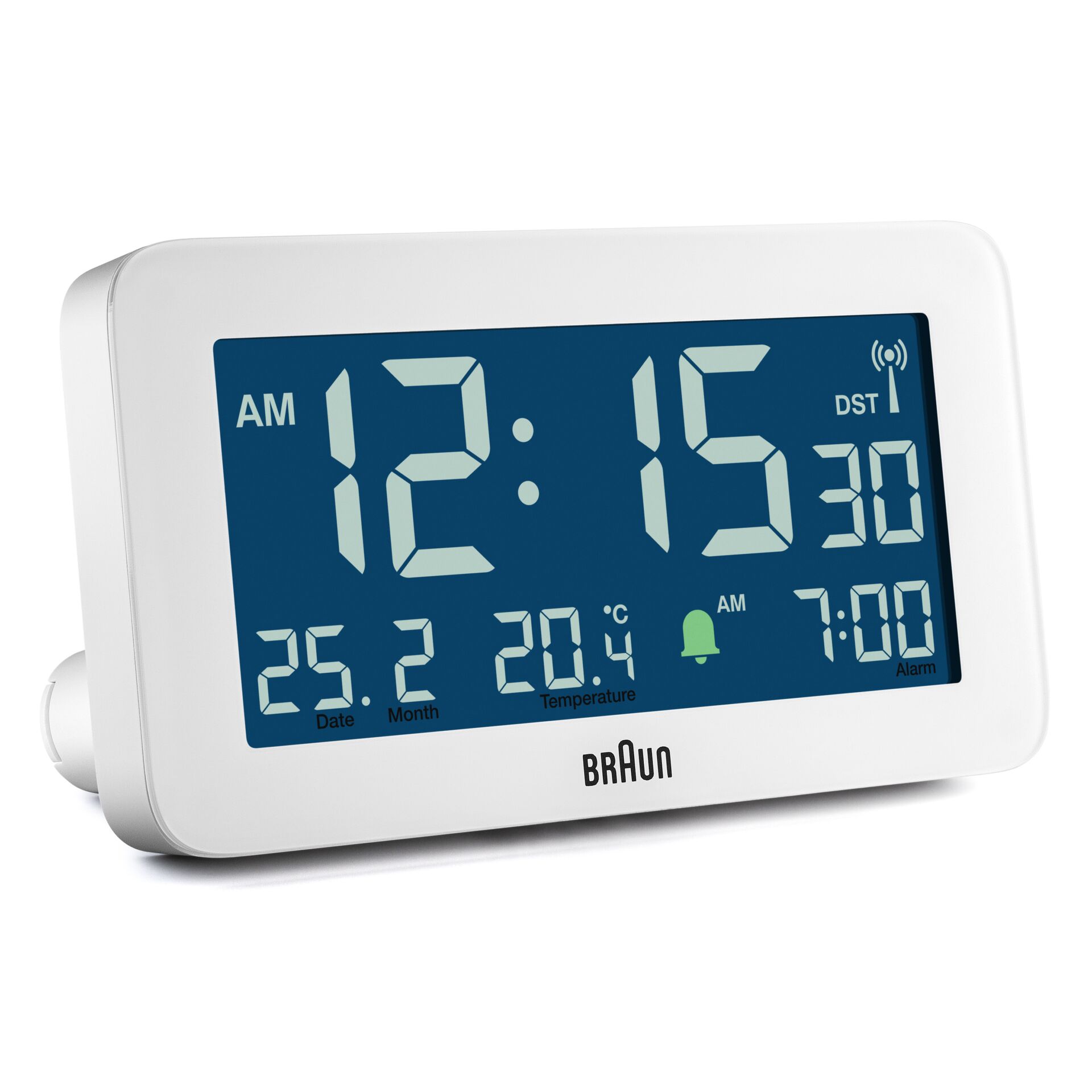 BRAUN BC10 DCF-W Radio alarm clock white