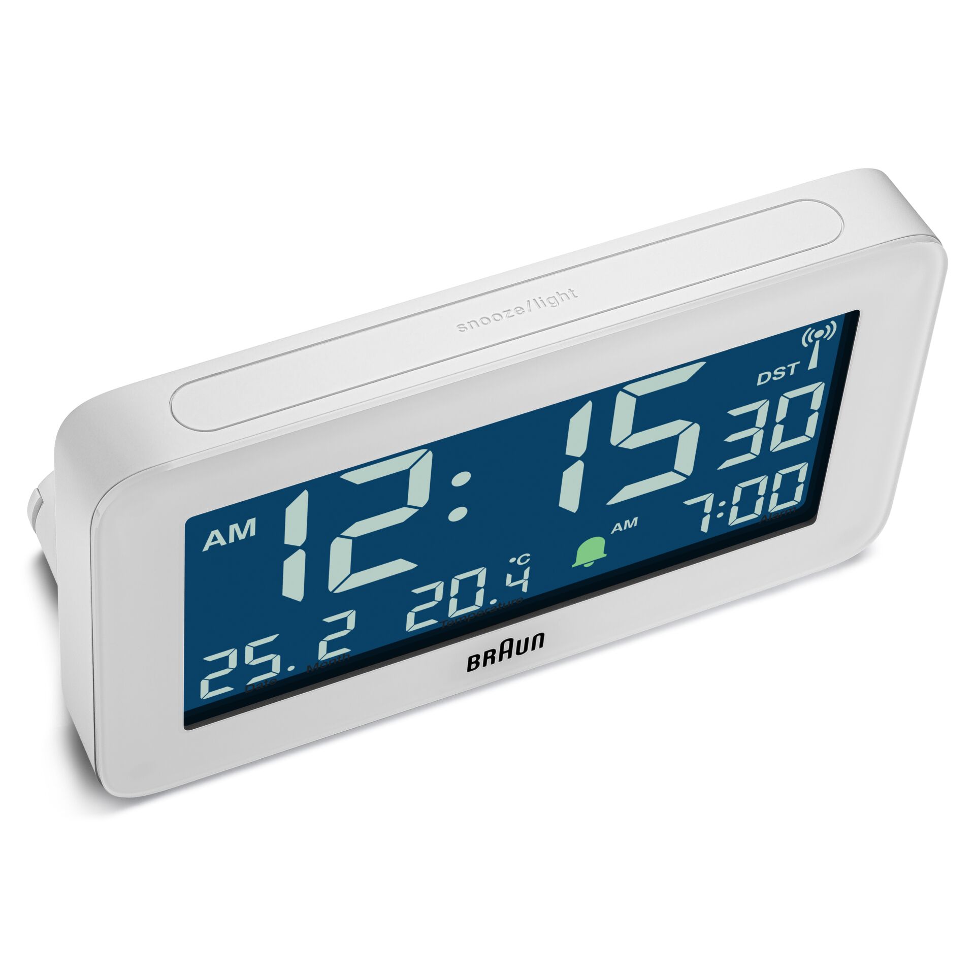 BRAUN BC10 DCF-W Radio alarm clock white