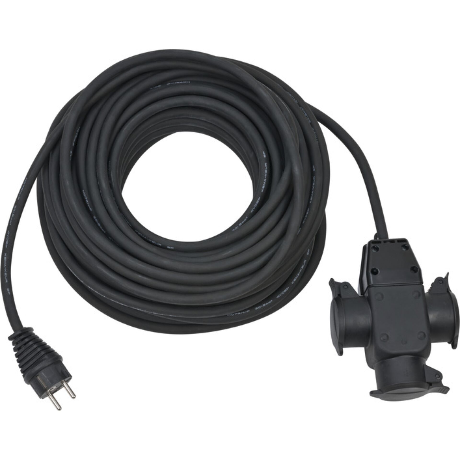 Brennenstuhl Extension Cable 25m H07RN-F3G1,5 black IP44