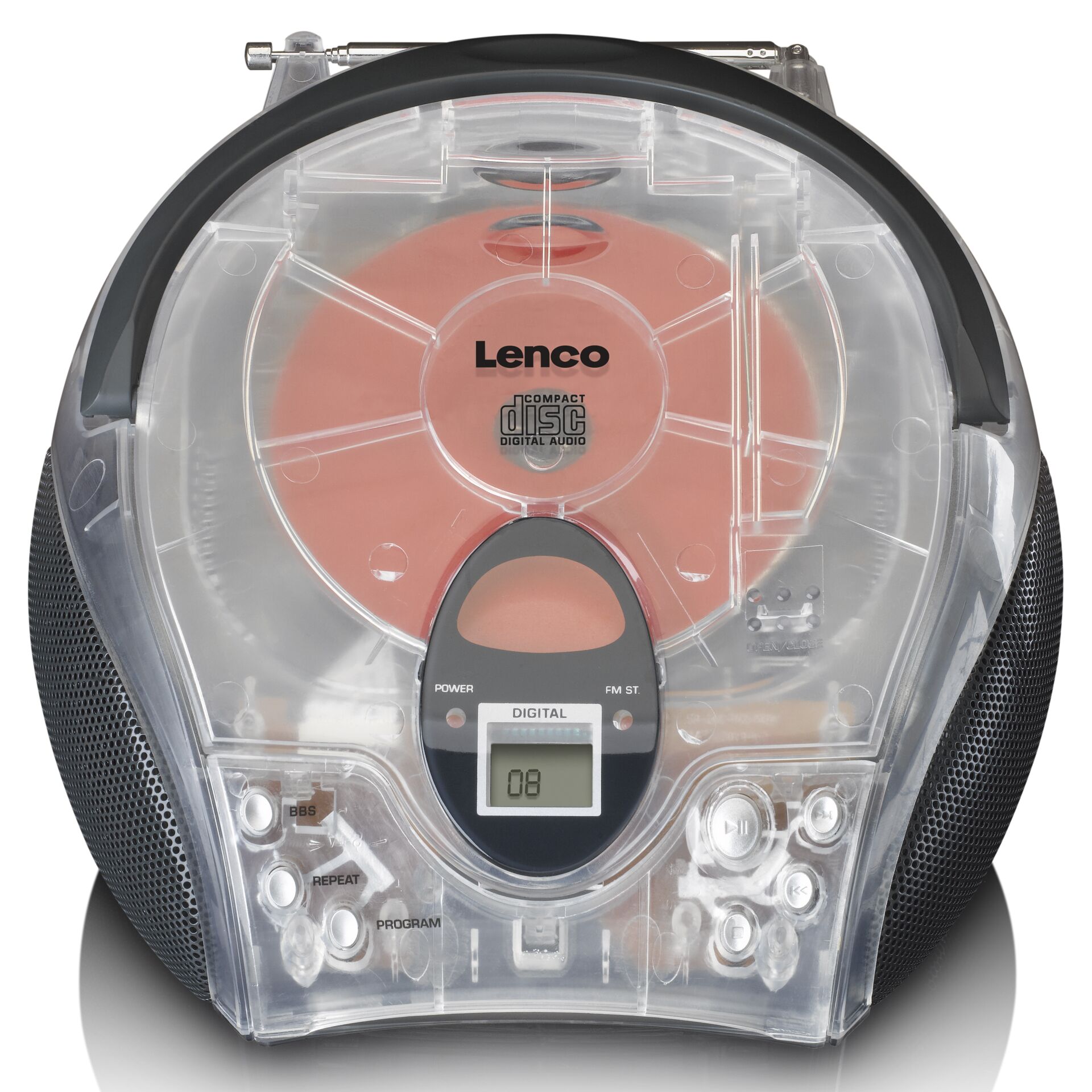 Lenco SCD-24 trasparente