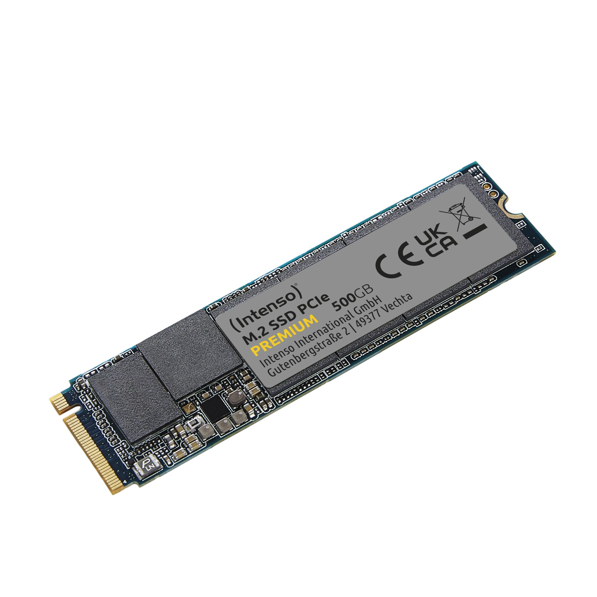 Intenso M.2 SSD Premium    500GB PCIe NVMe