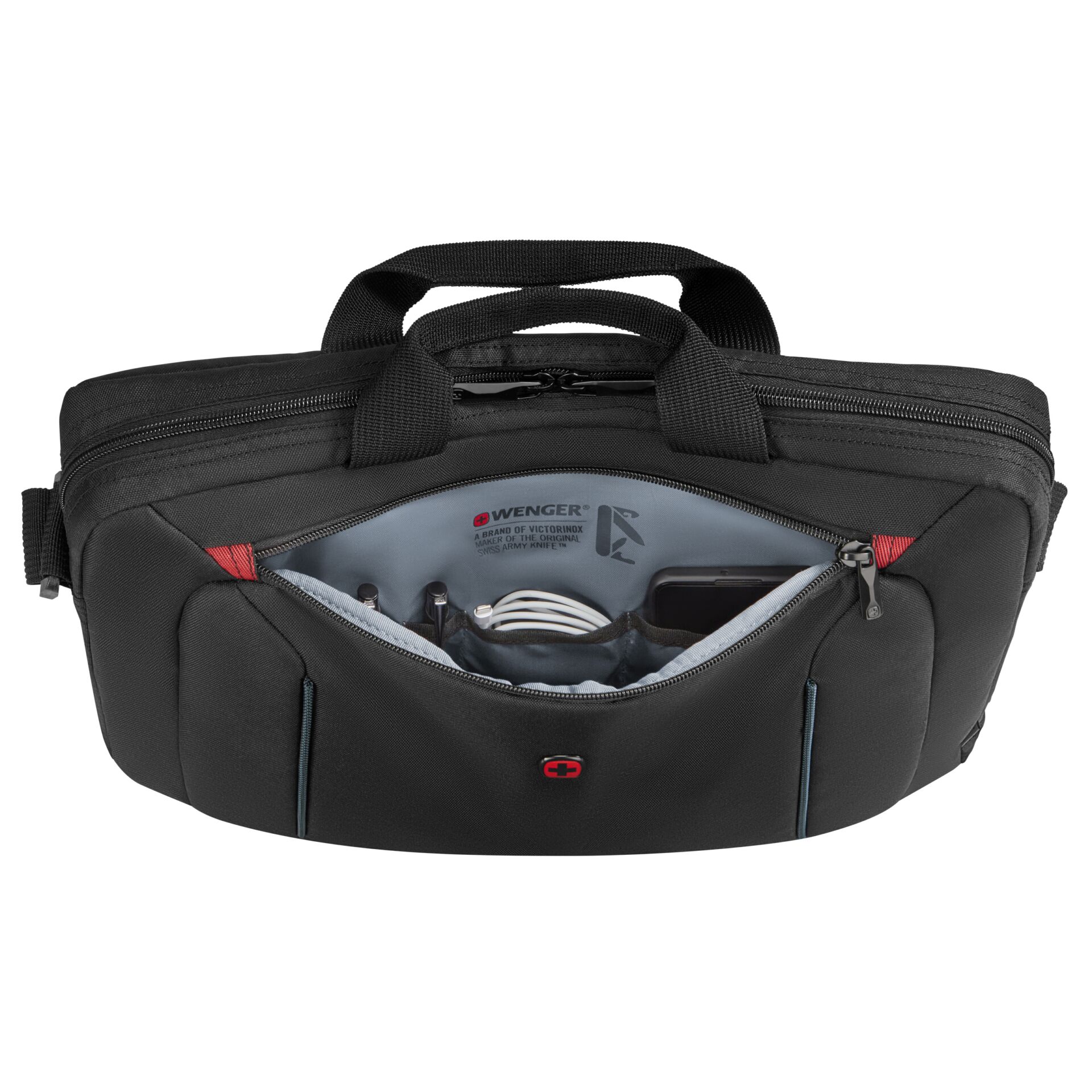 Wenger BQ 16  Laptop Slimcase Toploader Laptop Tasche schwar
