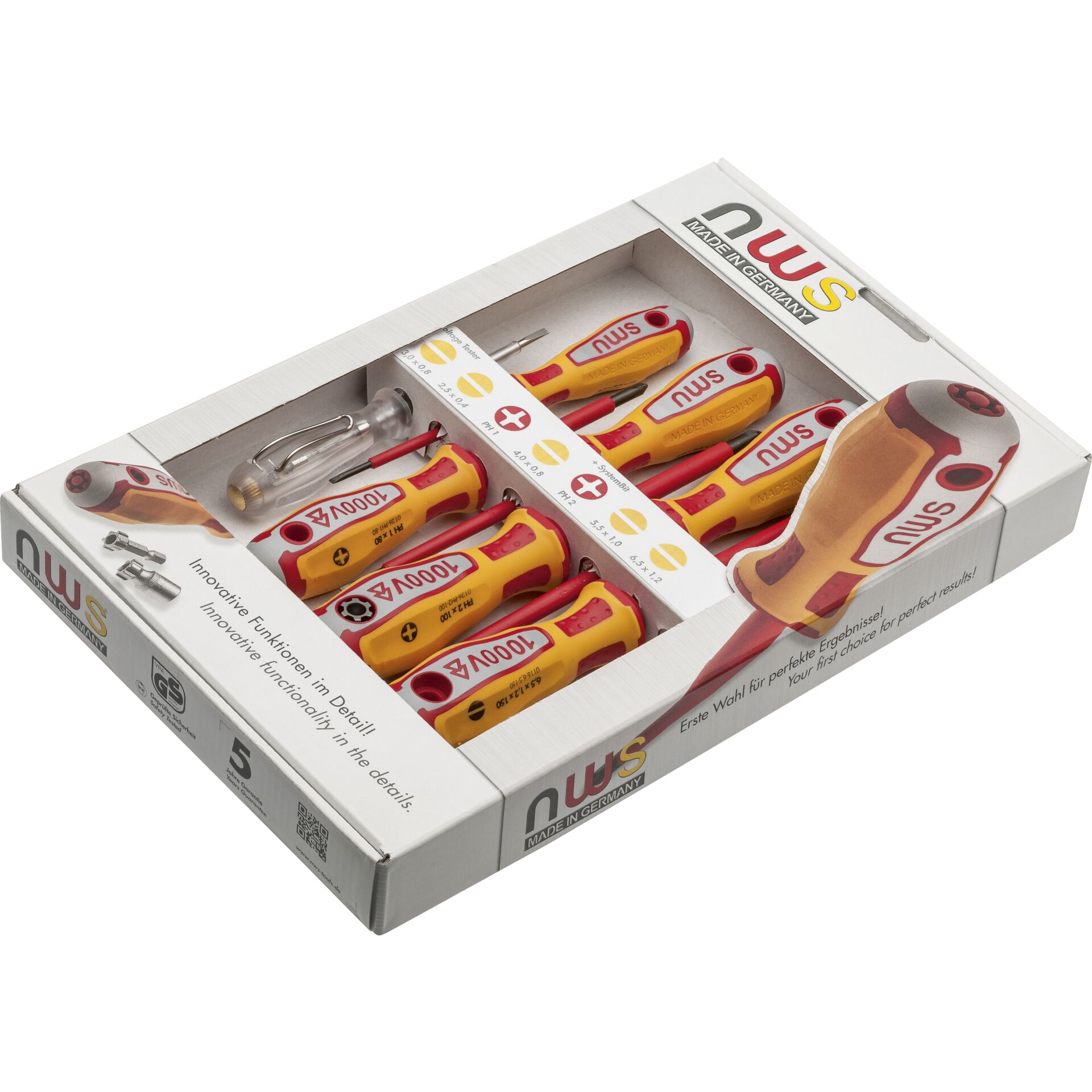 NWS set di cacciaviti VDE 8 pz.