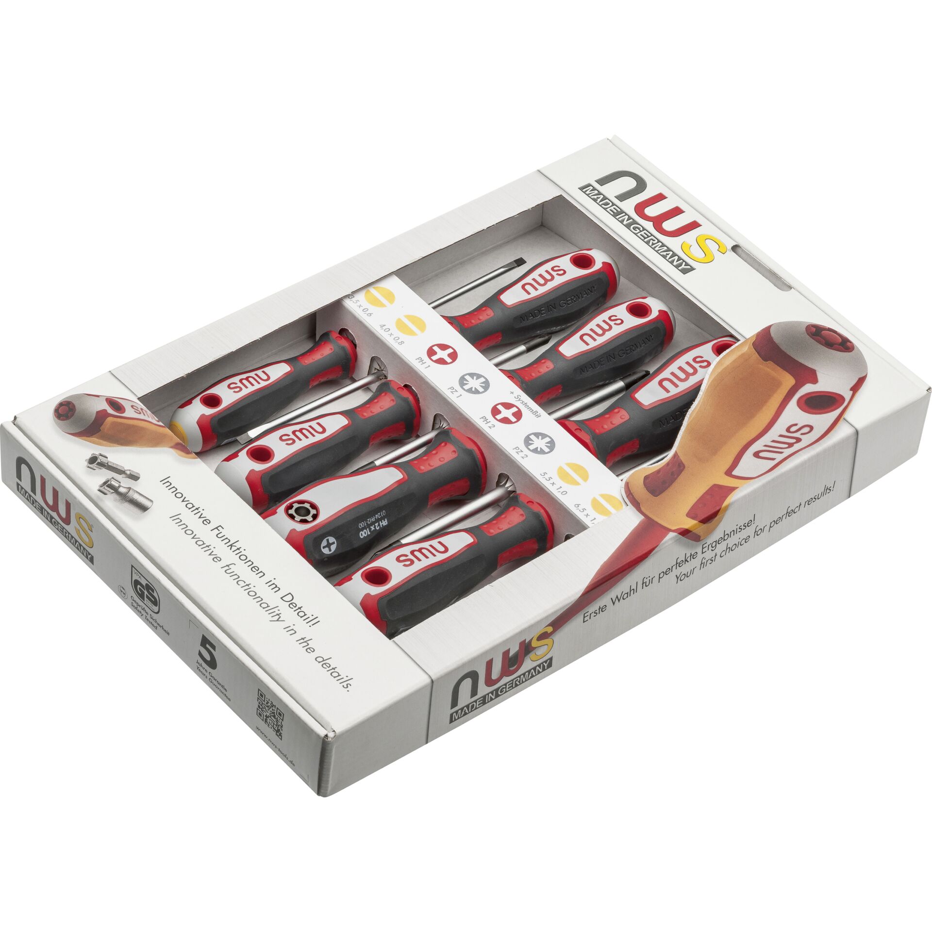 NWS set di cacciaviti, 9 pz.