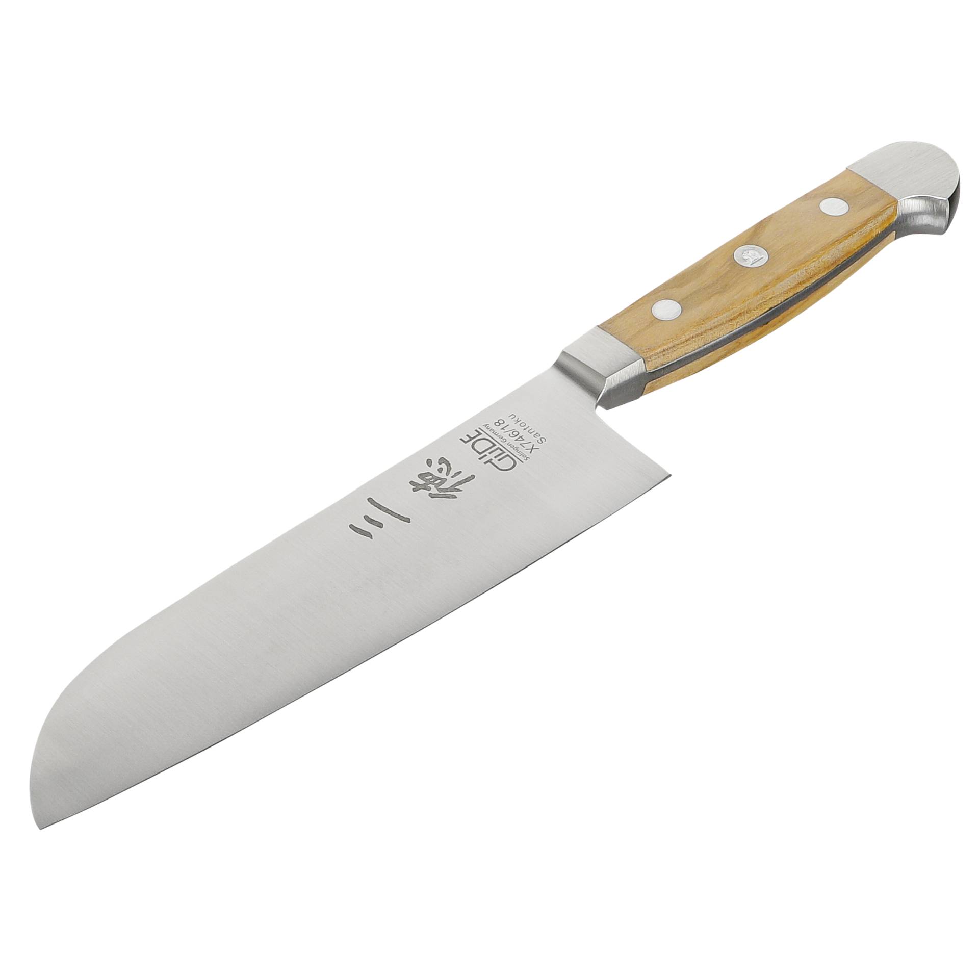 Güde Alpha Santoku 18 cm Oliva