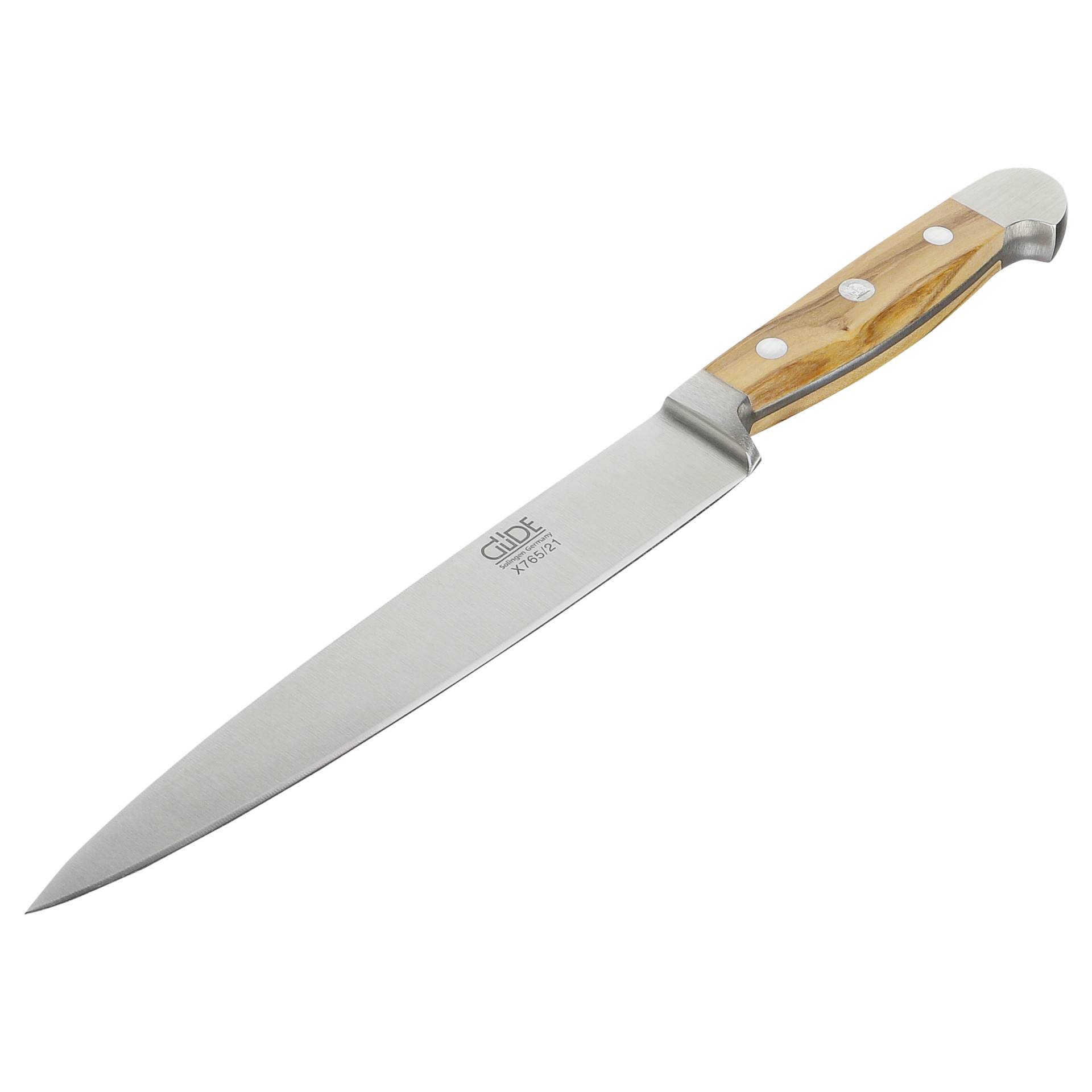 Güde Alpha coltello da prosciutto 21 cm ulivo