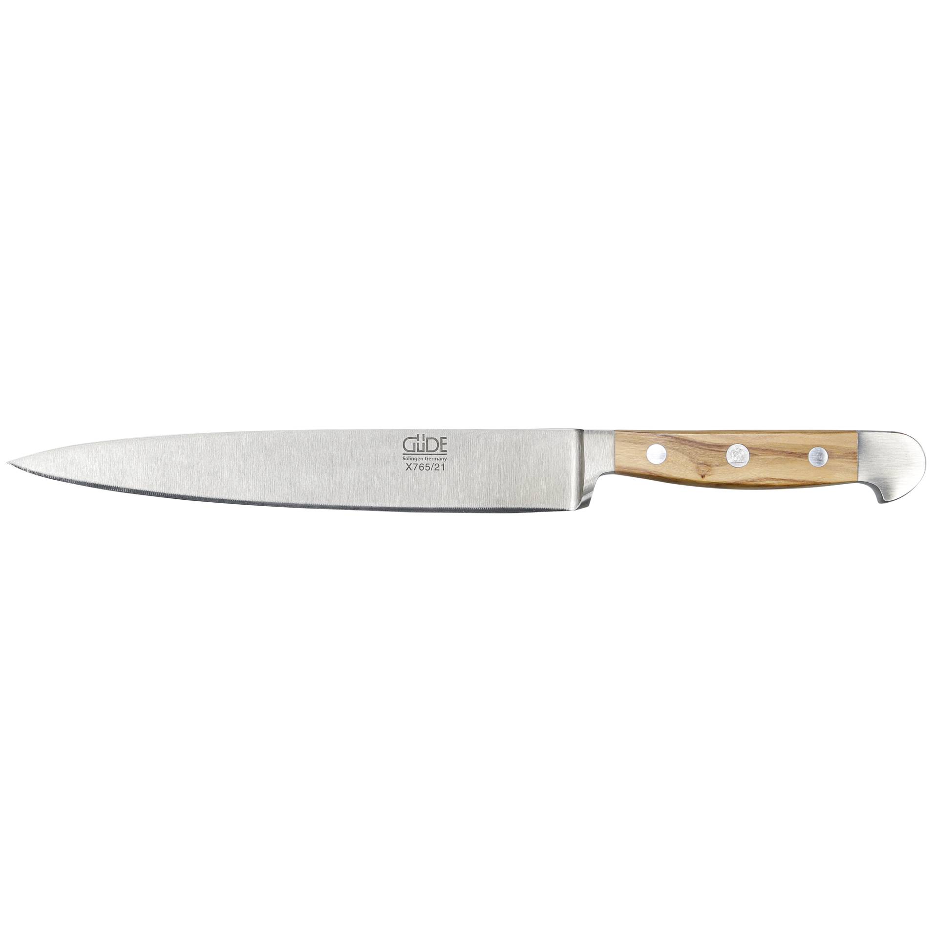 Güde Alpha coltello da prosciutto 21 cm ulivo