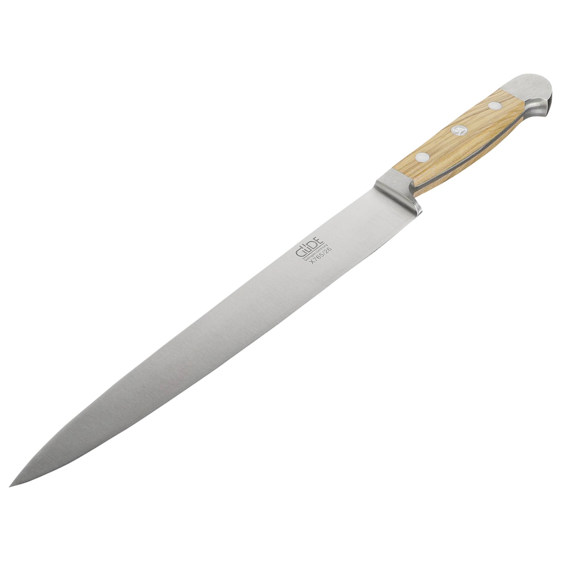 Güde Alpha coltello da prosciutto 26 cm ulivo