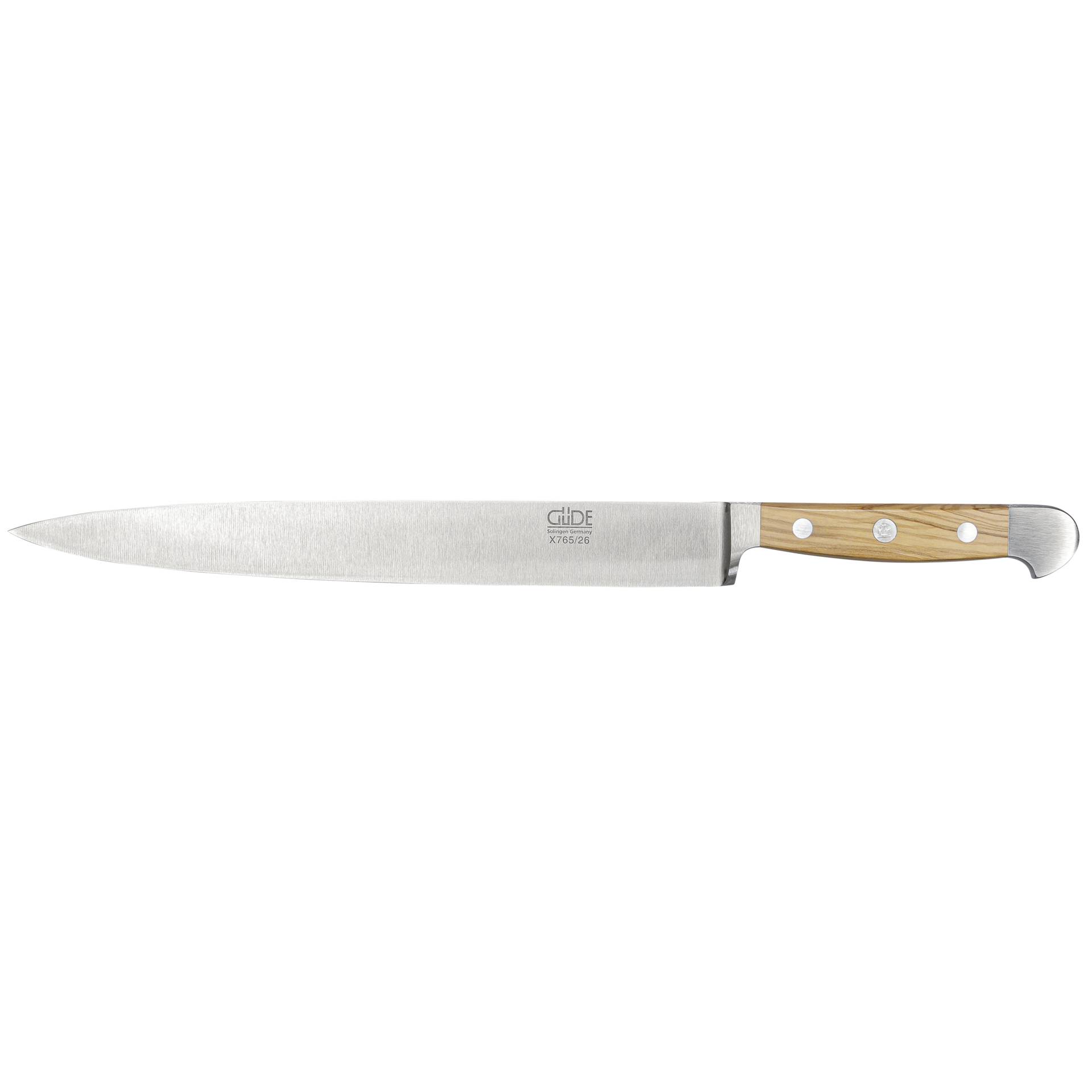 Güde Alpha coltello da prosciutto 26 cm ulivo