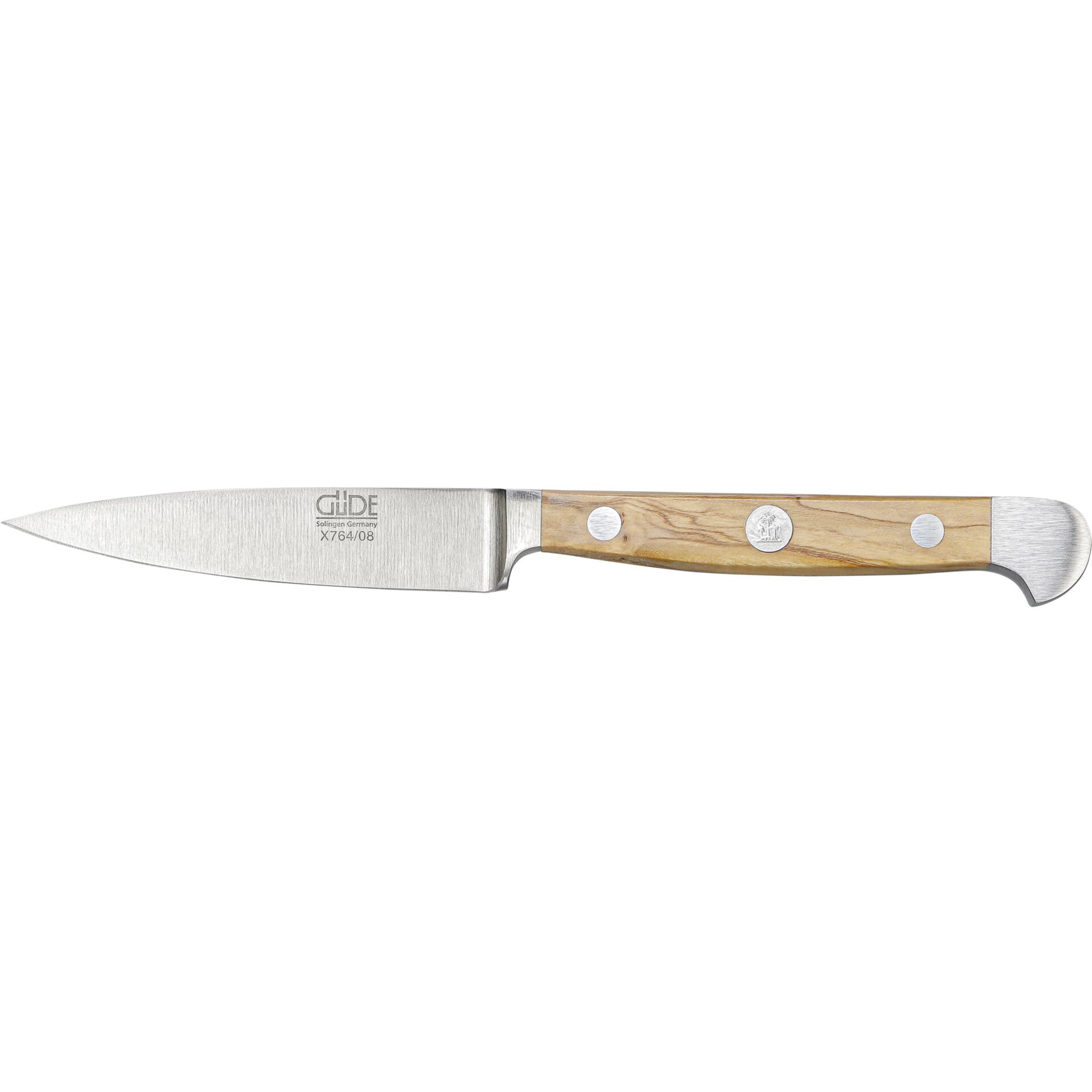 Güde Alpha paring knife 8 cm Olive Wood