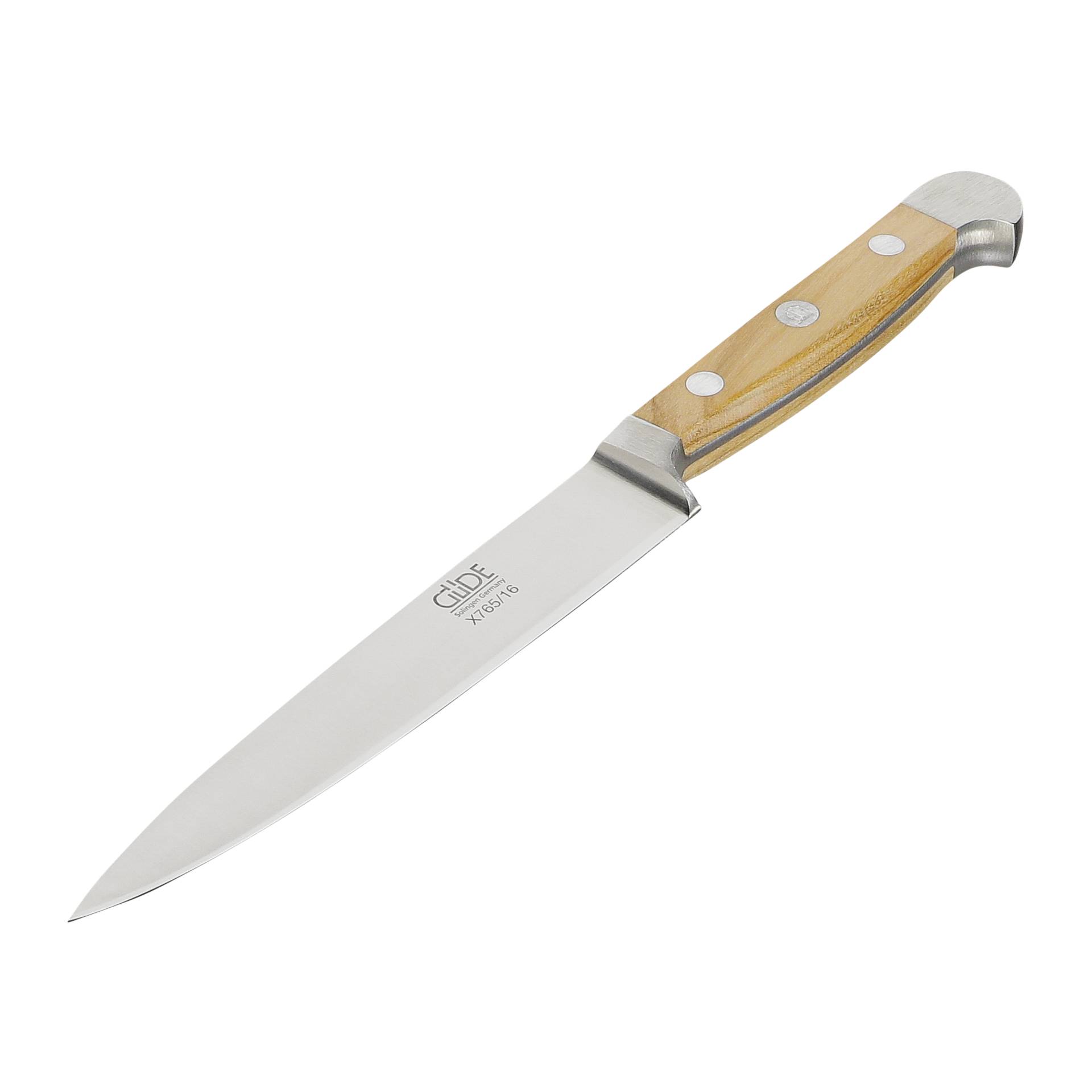 Güde Alpha Universal Knife 16 cm Olive Wood