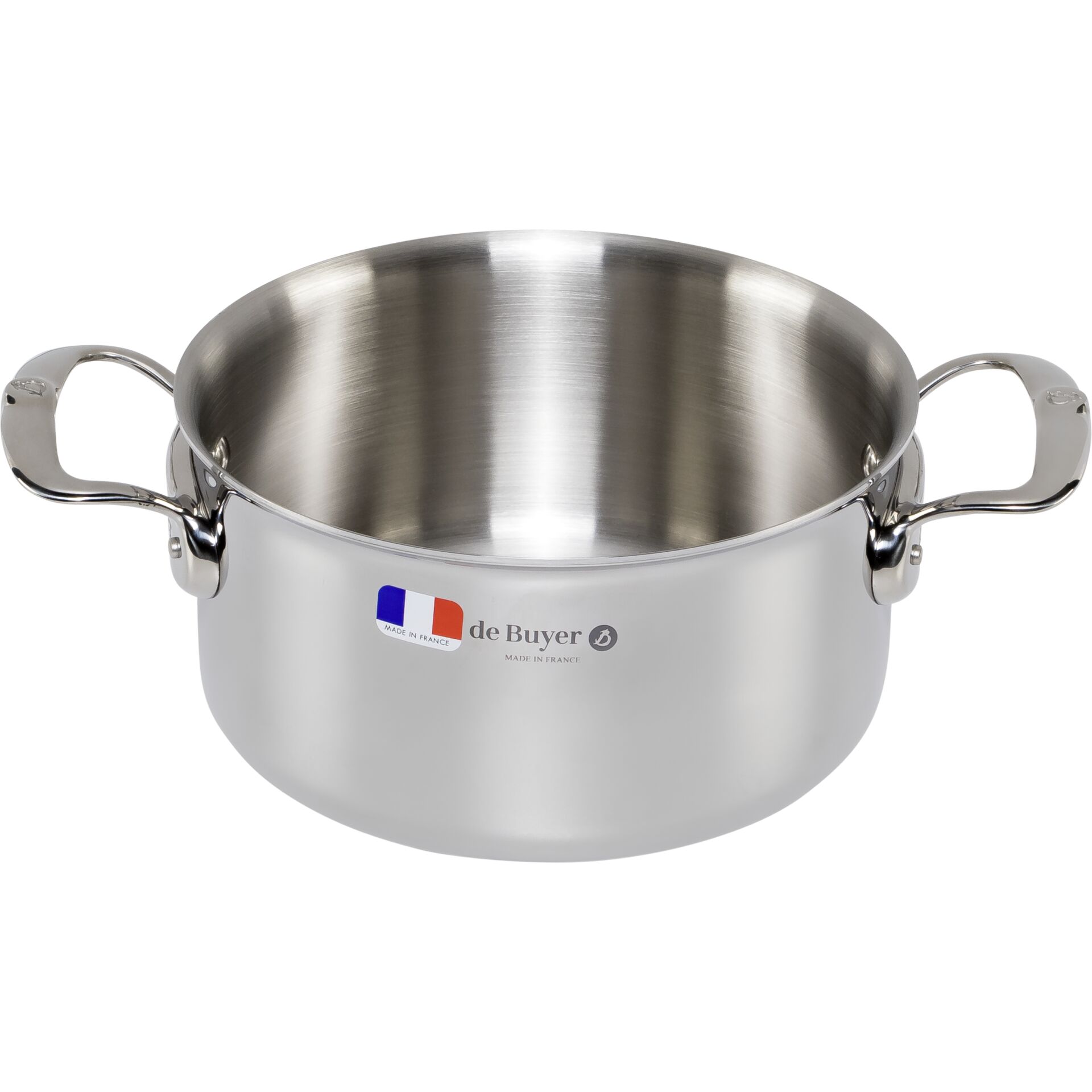 De Buyer Affinity pentola per arrosti inox con coperchio 20