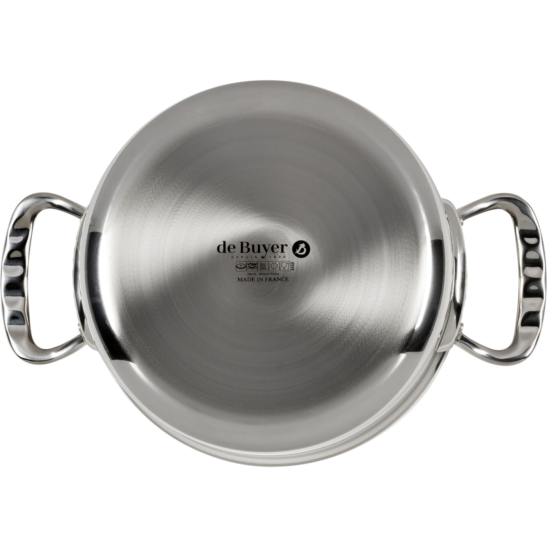 De Buyer Affinity pentola per arrosti inox con coperchio 20