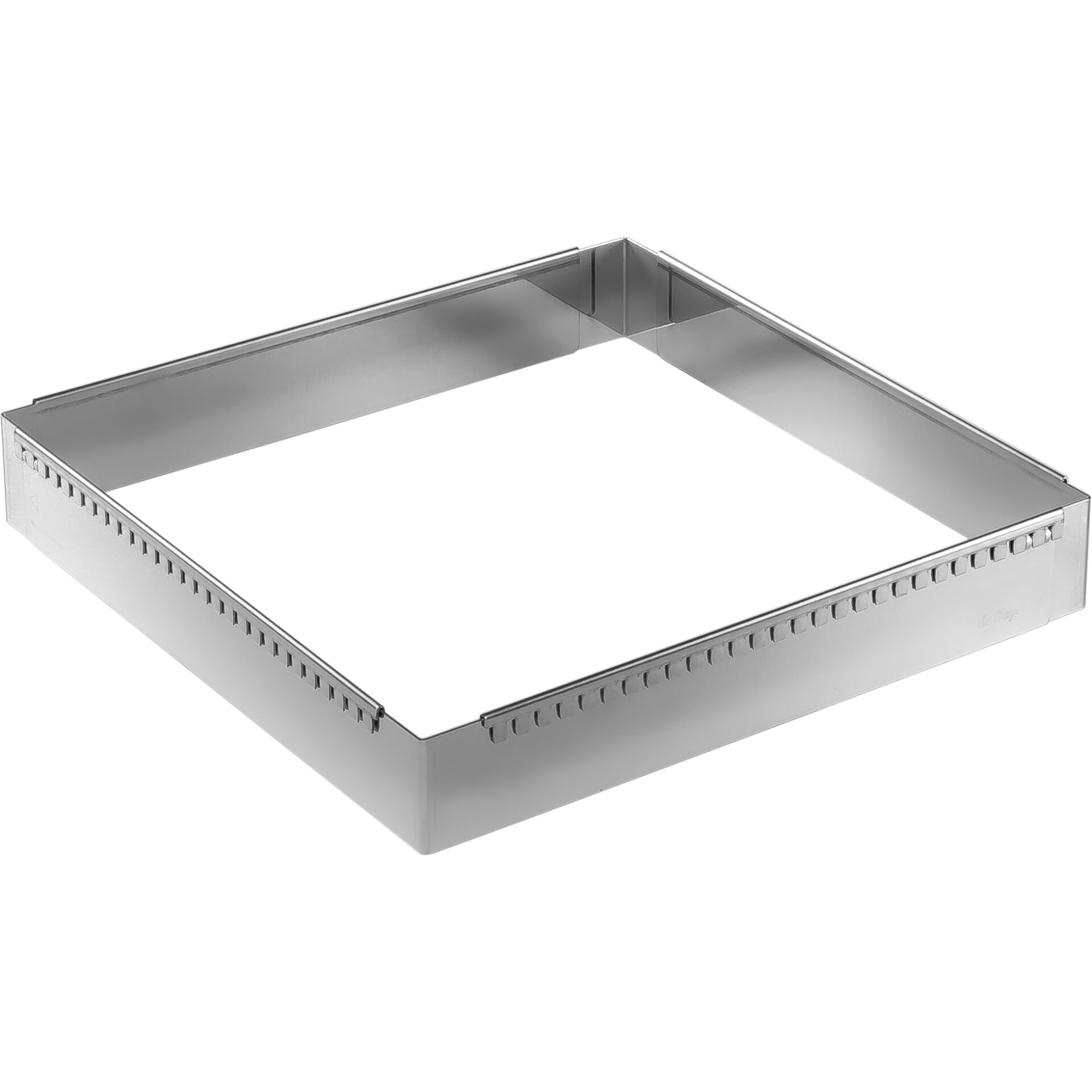 De Buyer Patisserie Frame steel adjustable 30-57 cm square