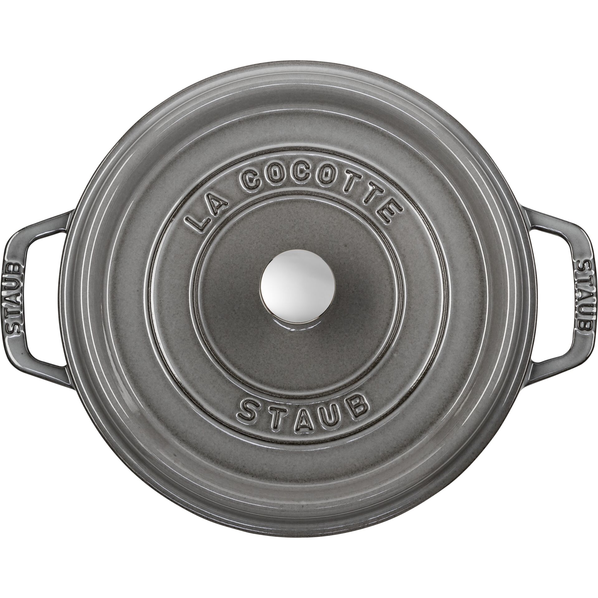 Staub La Cocotte 20cm roton. grigio, ghisa