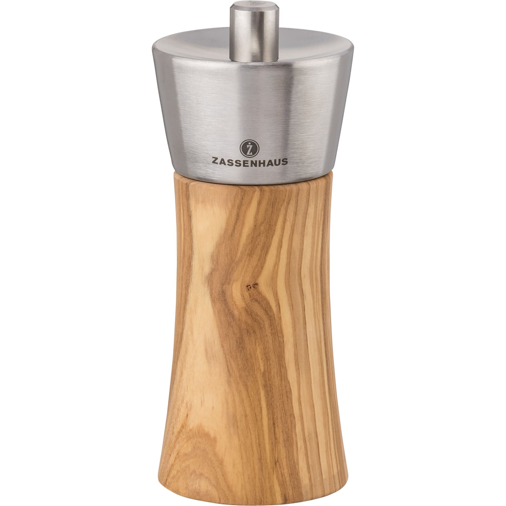 Zassenhaus pepper mill Augsburg Olive Wood, 14 cm