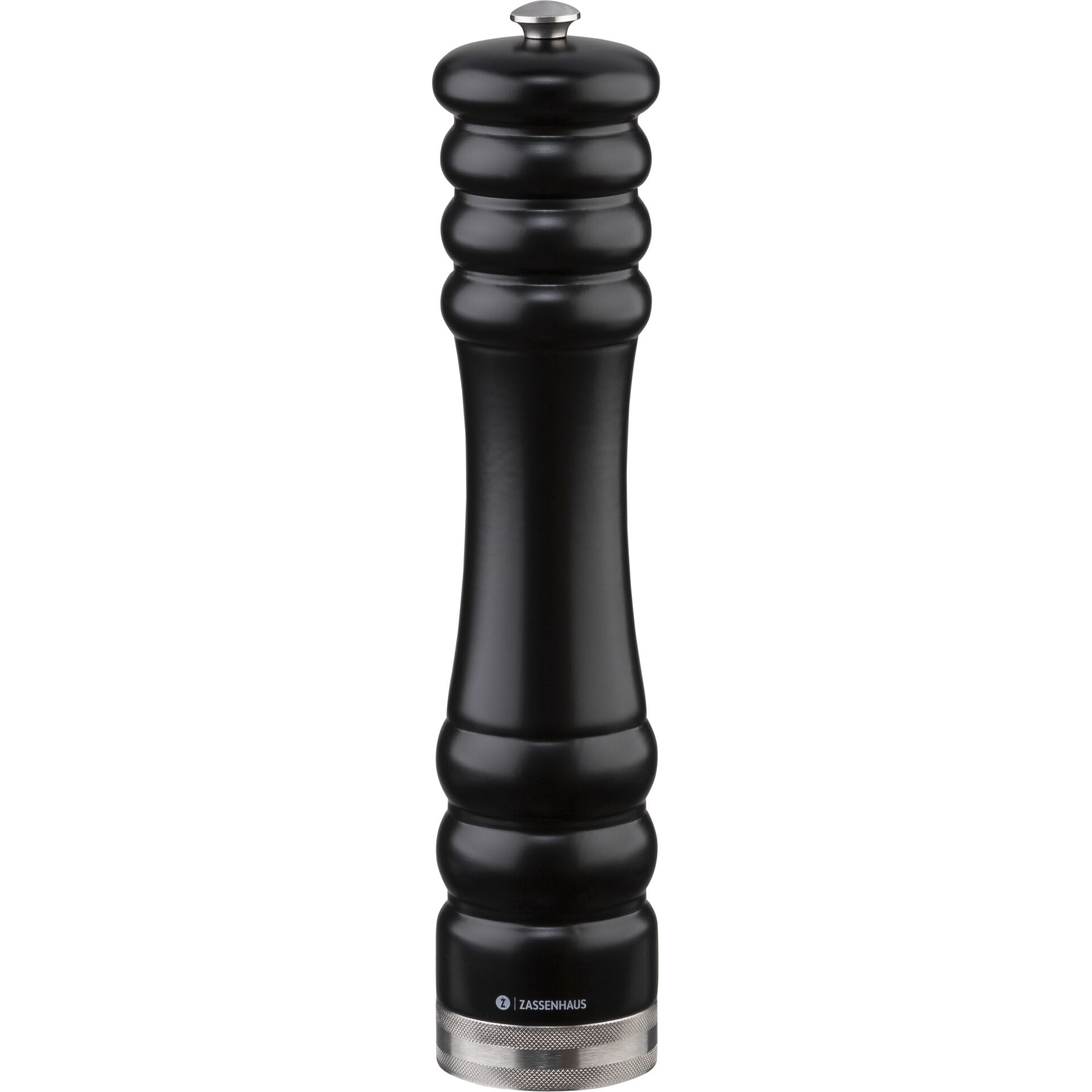 Zassenhaus pepper mill Munich beech wood black/Inox