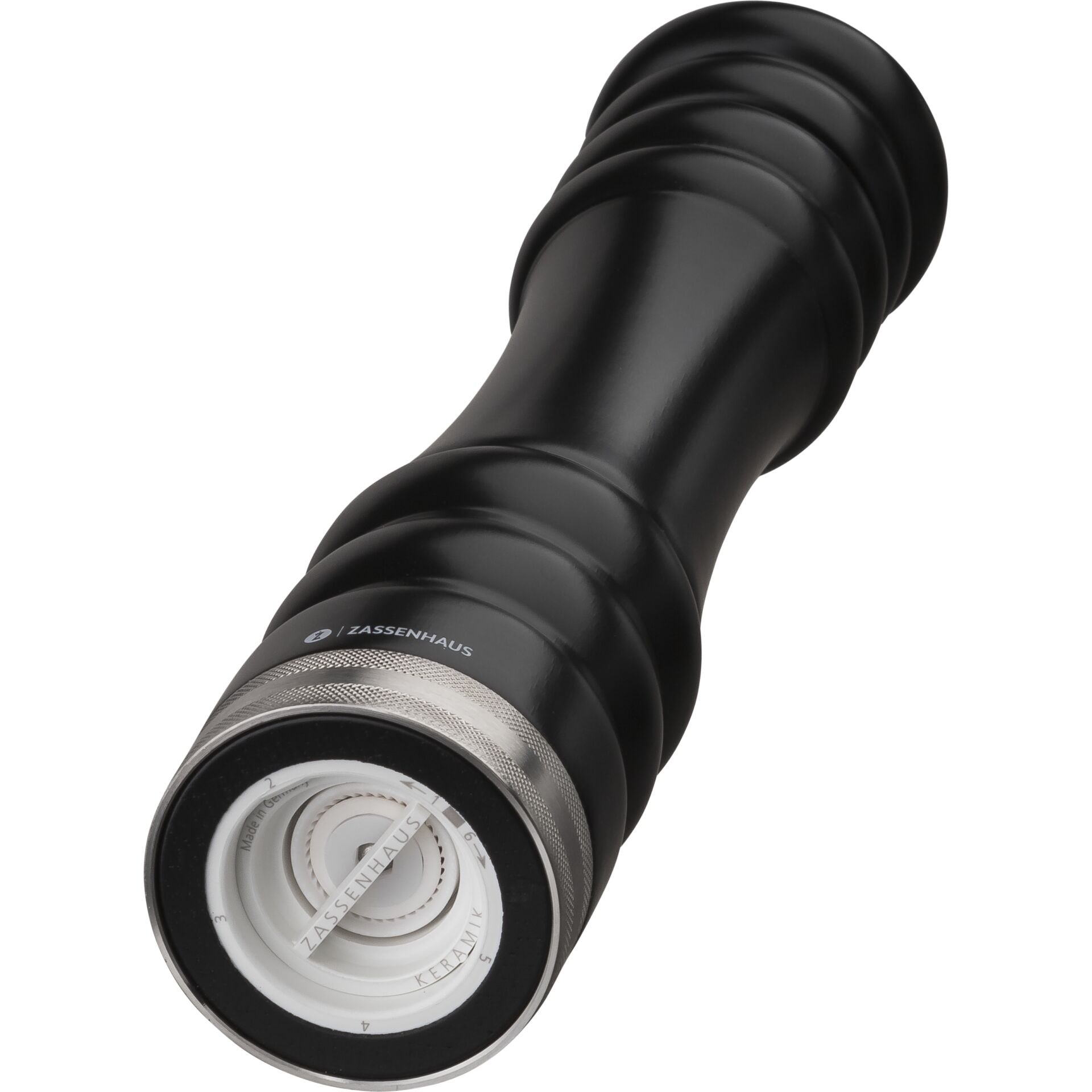 Zassenhaus pepper mill Munich beech wood black/Inox