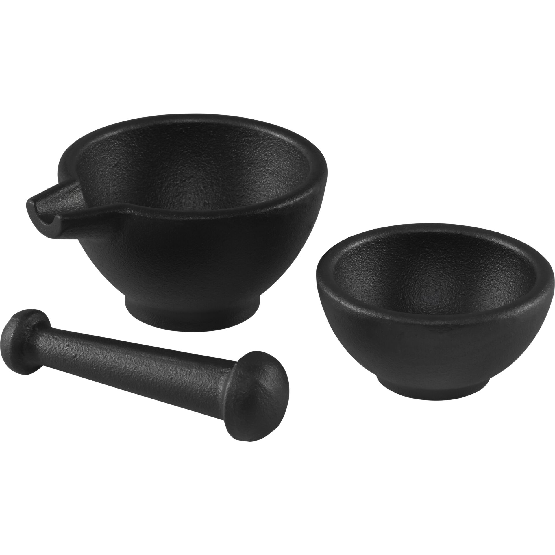 Zassenhaus Mortar Set 3pcs. Cast Iron