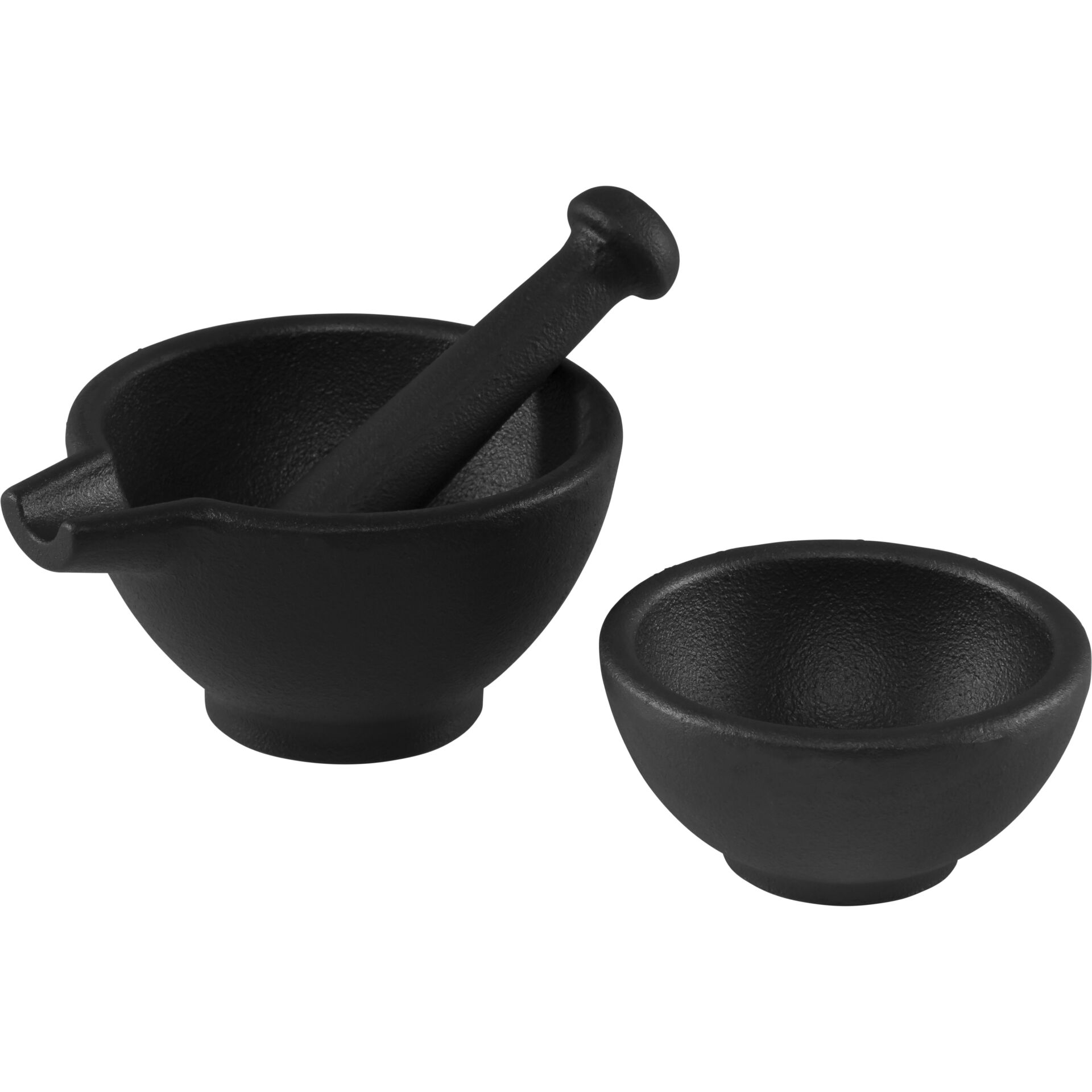 Zassenhaus Mortar Set 3pcs. Cast Iron