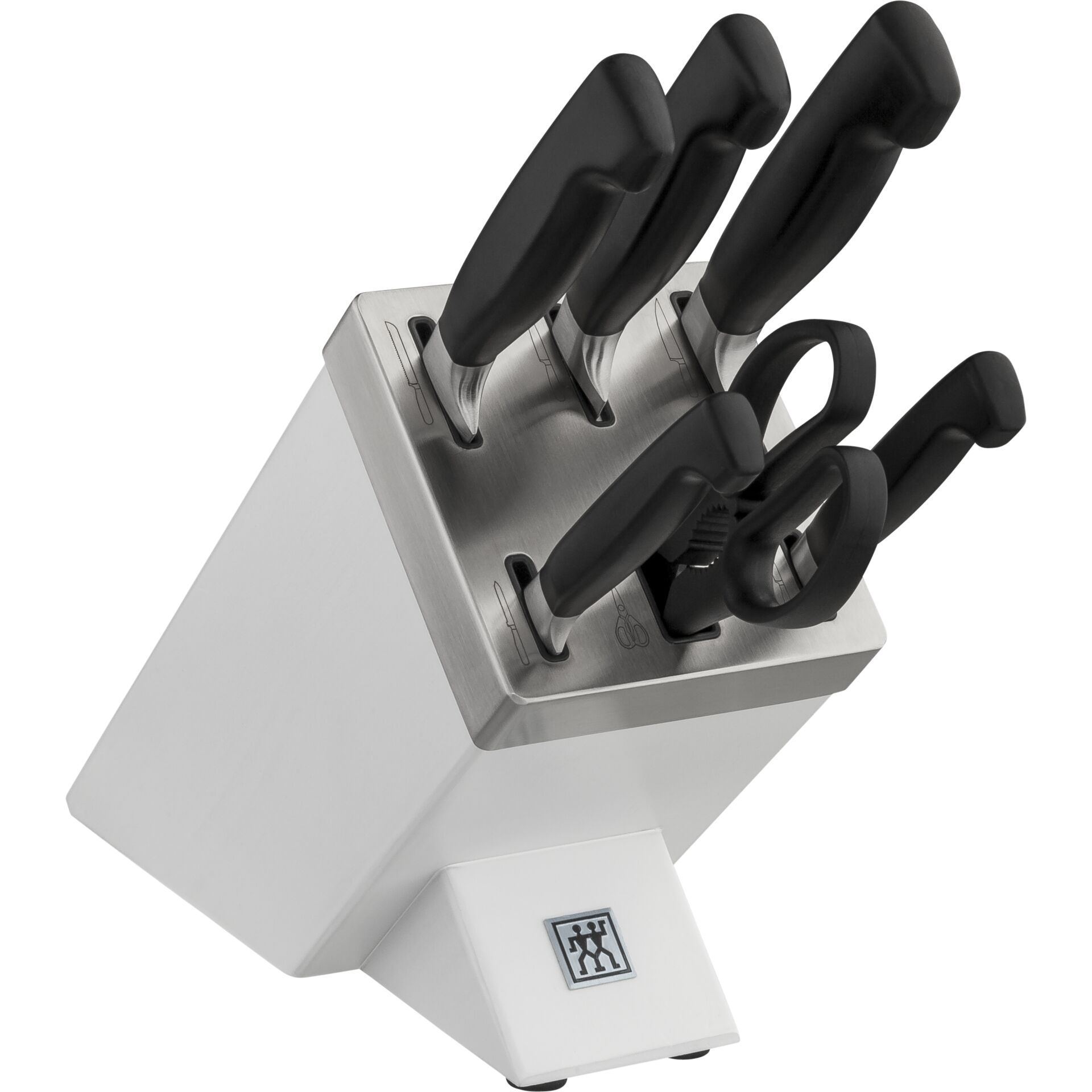 Zwilling Vier Sterne Knife Block 7 pcs. white