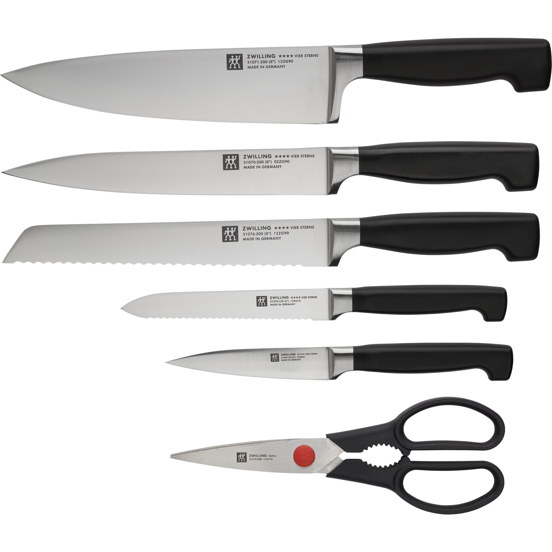 Zwilling Vier Sterne Knife Block 7 pcs. white