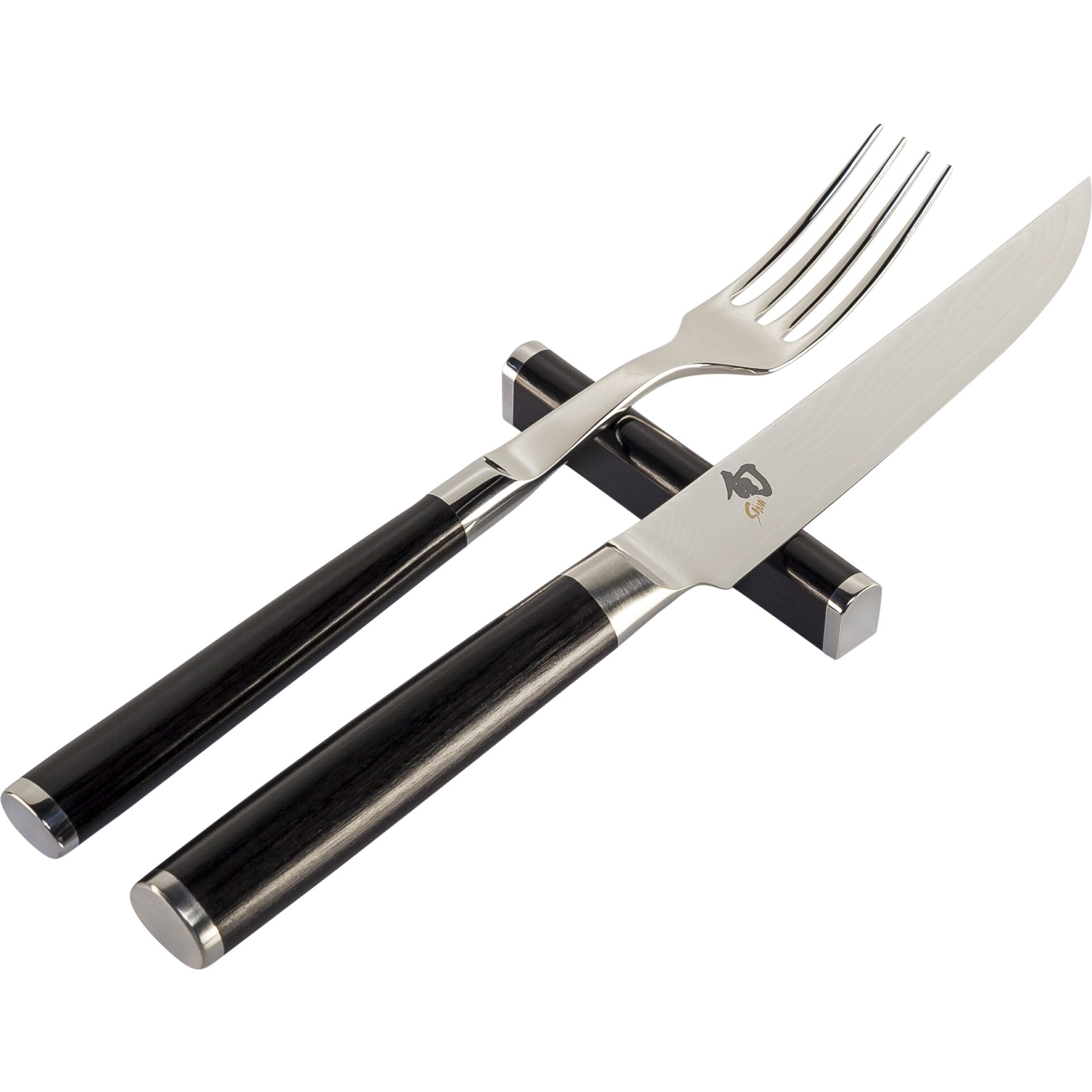 KAI Shun Cutlery  3-pcs. Fork, Knife, Knife Rest