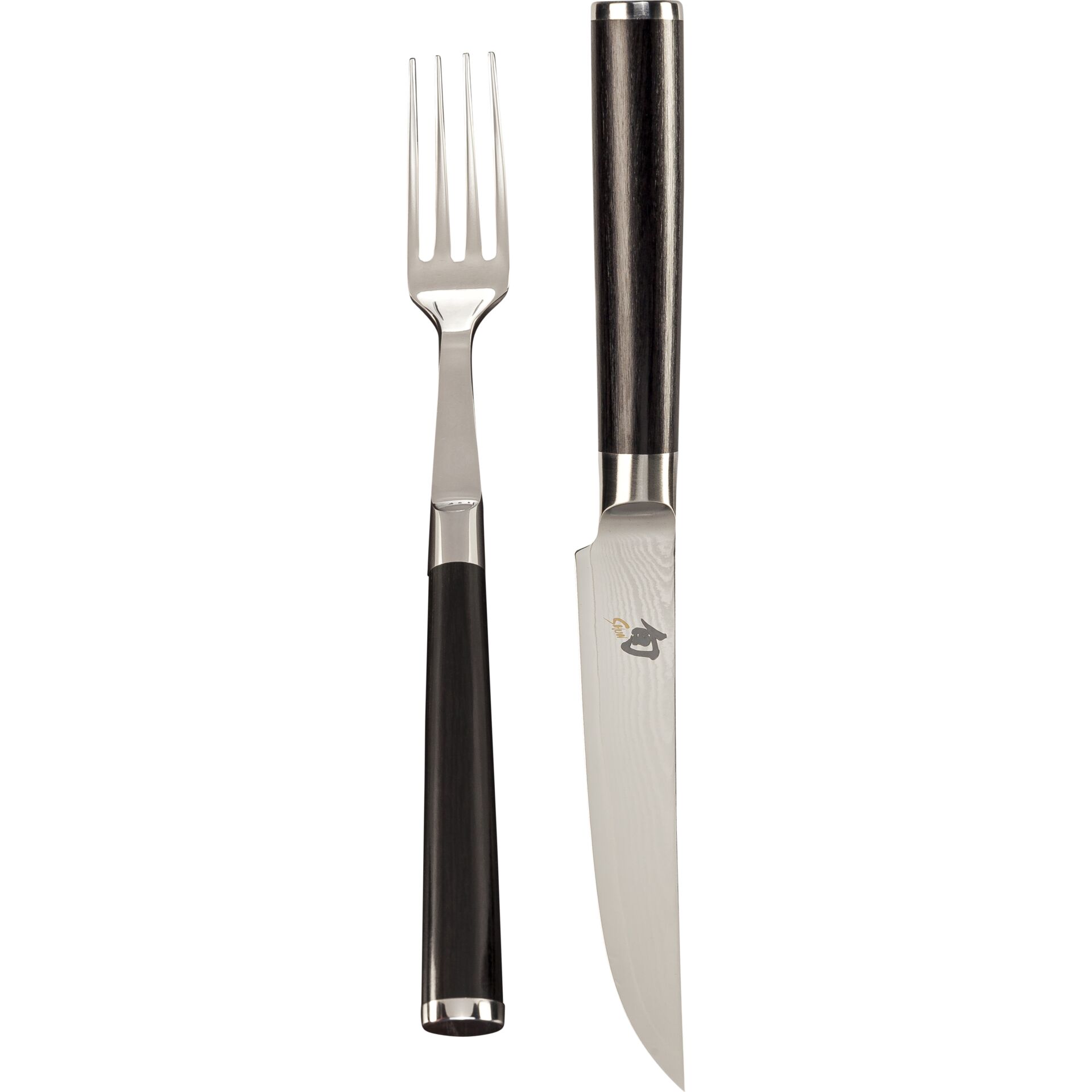 KAI Shun Cutlery  3-pcs. Fork, Knife, Knife Rest