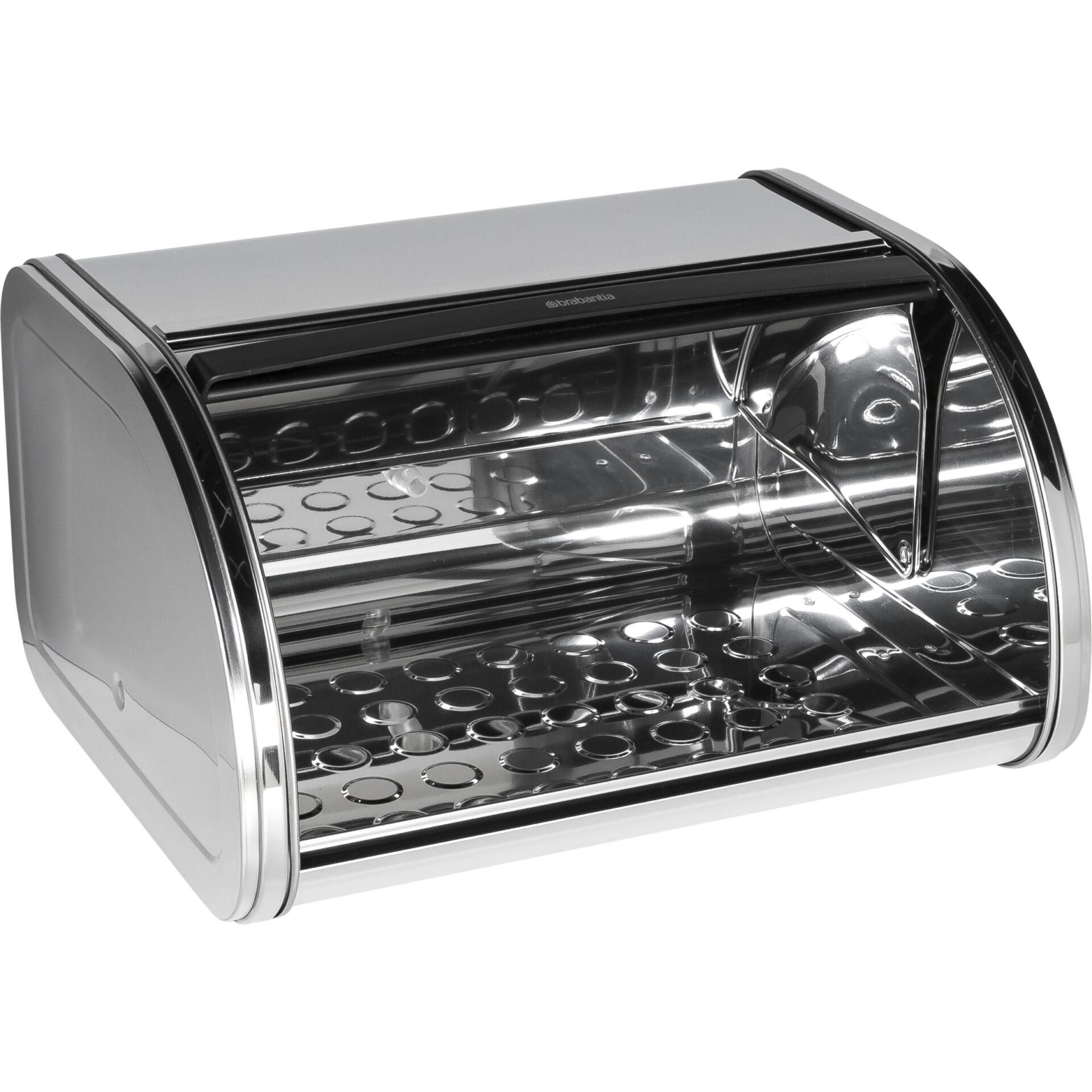 Brabantia Roll Top Bread Bin steel glossy, medium