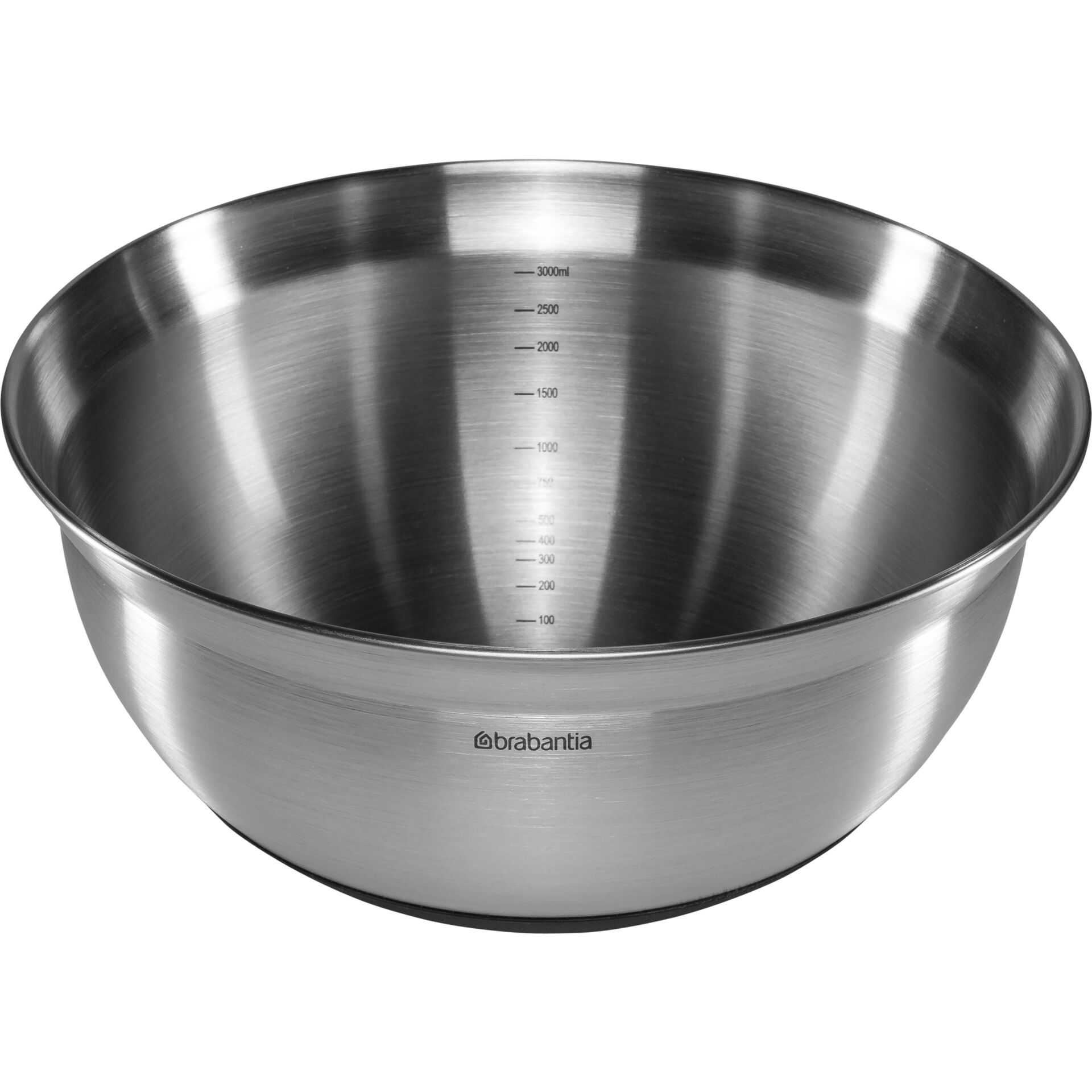 Brabantia Mixing Bowl Set steel matt black,    1, 1.6 & 3 li
