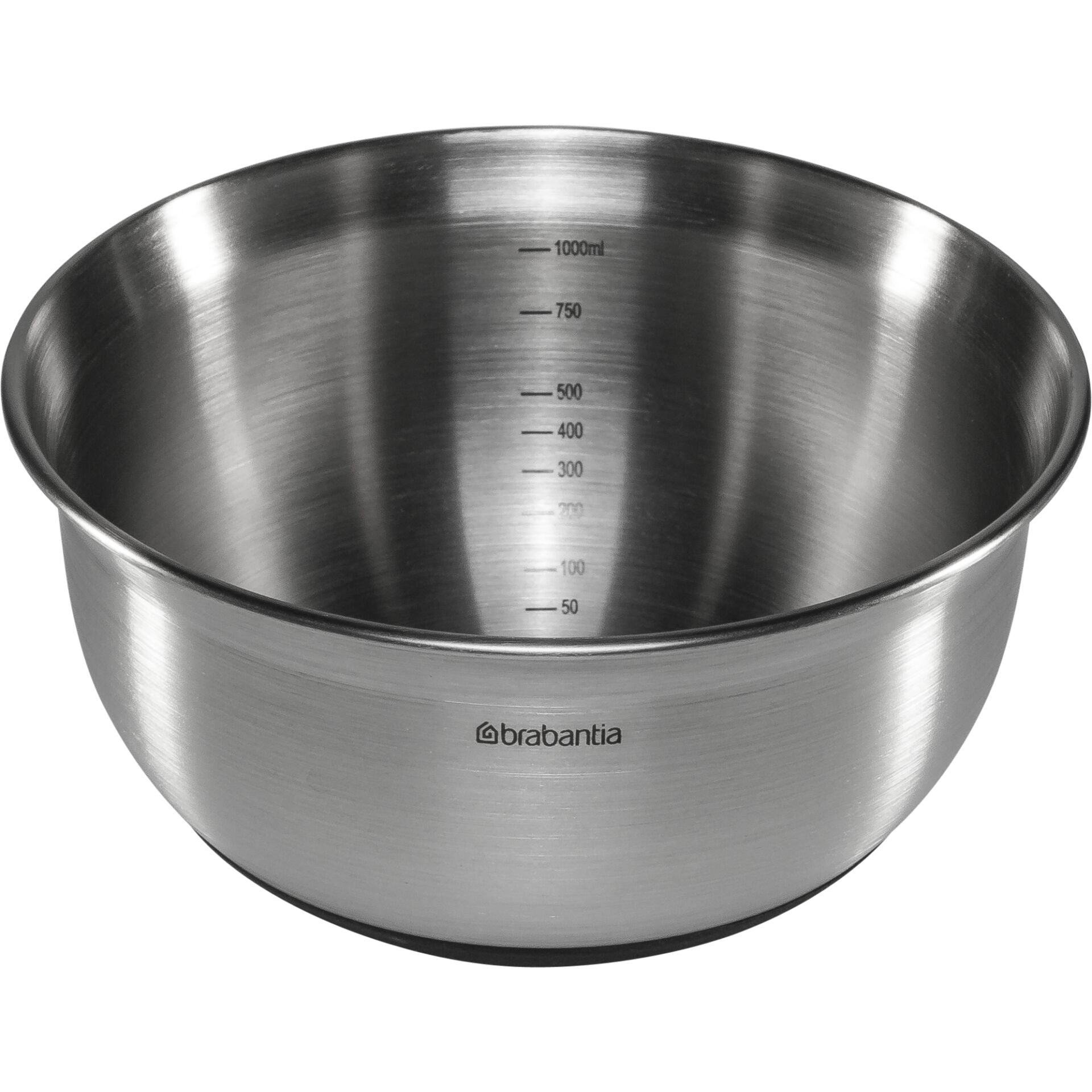 Brabantia Mixing Bowl Set steel matt black,    1, 1.6 & 3 li