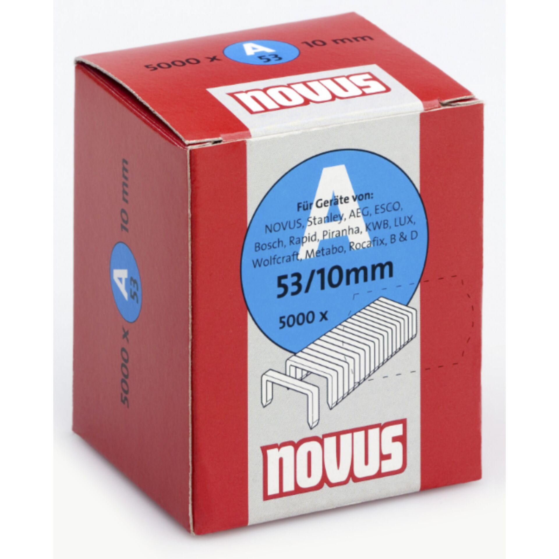 NOVUS Staples A 53 10MM 5000pc