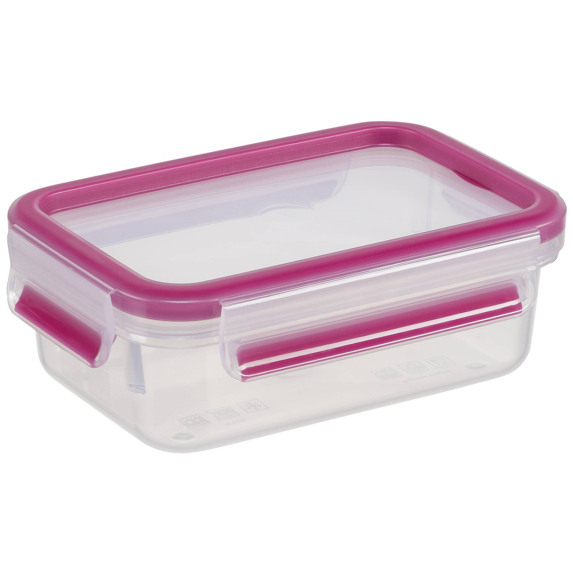 Emsa Food Clip&Close 515582 traspar./rosa 0,55l set di 3 pz. 2