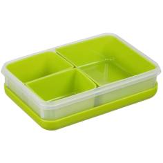 Emsa Clip&Go scatola porta pranzo 518098 1,2l Trasp./verde 2