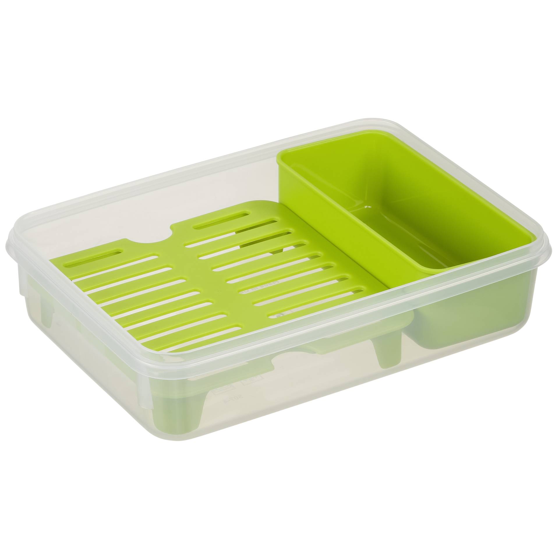 Emsa Clip&Go contenitore brunch 518099 1,2l trasparente/verd