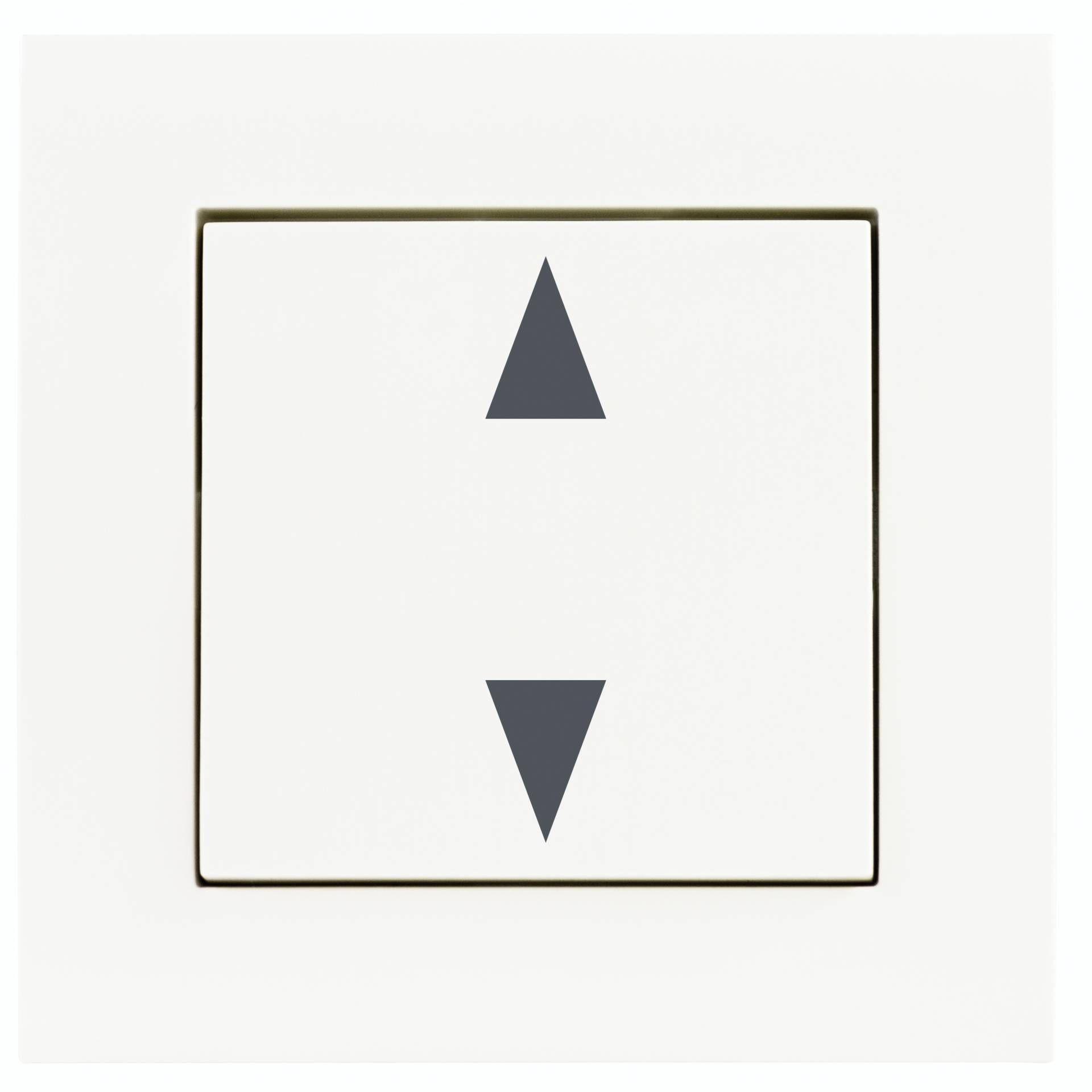 REV Rolladenschalter komplett w. Frame white Link2Home