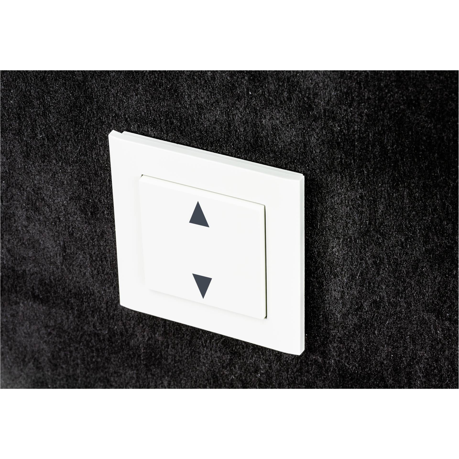 REV Rolladenschalter komplett w. Frame white Link2Home