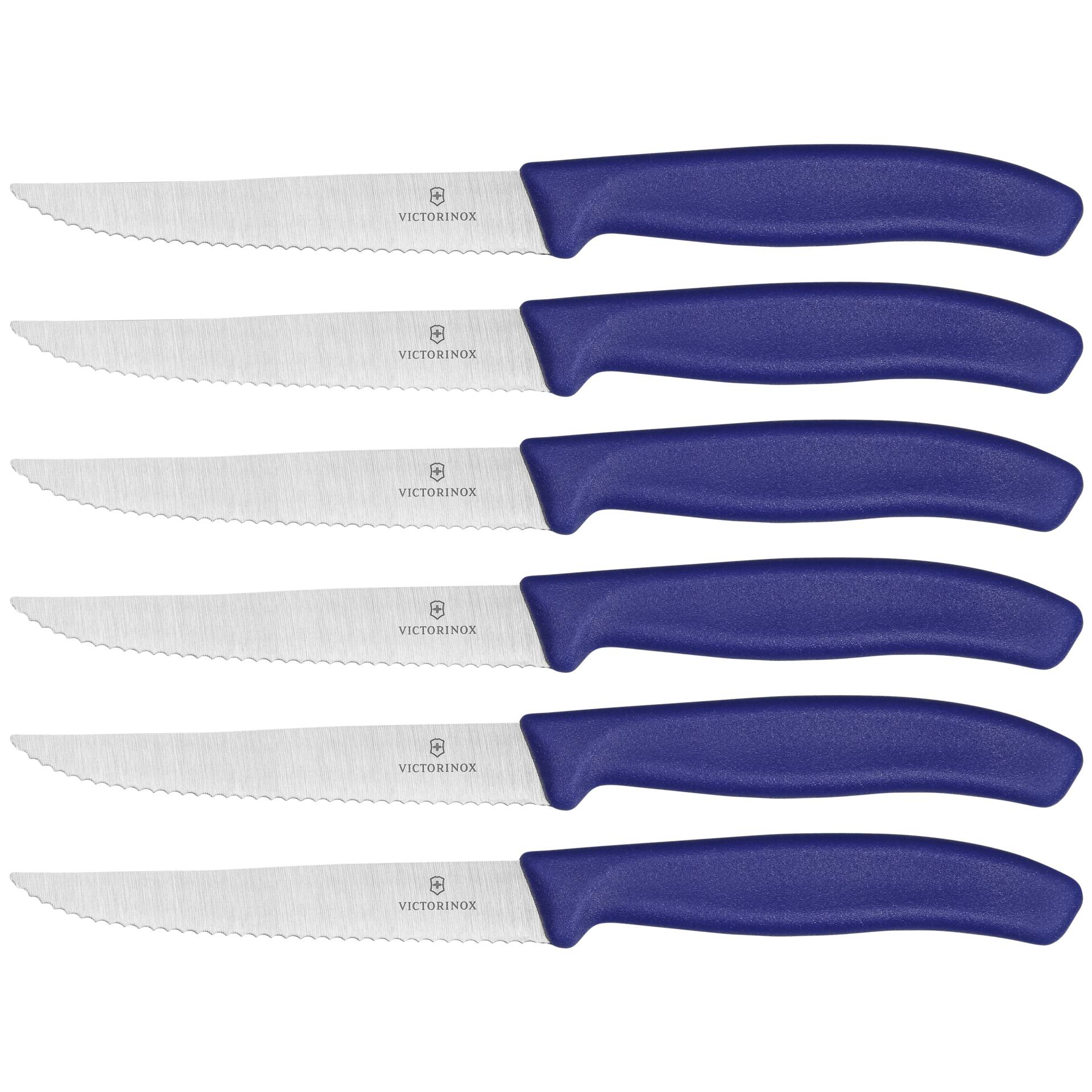 Victorinox Swiss Classic coltelli da bistecca 6 pz. blu