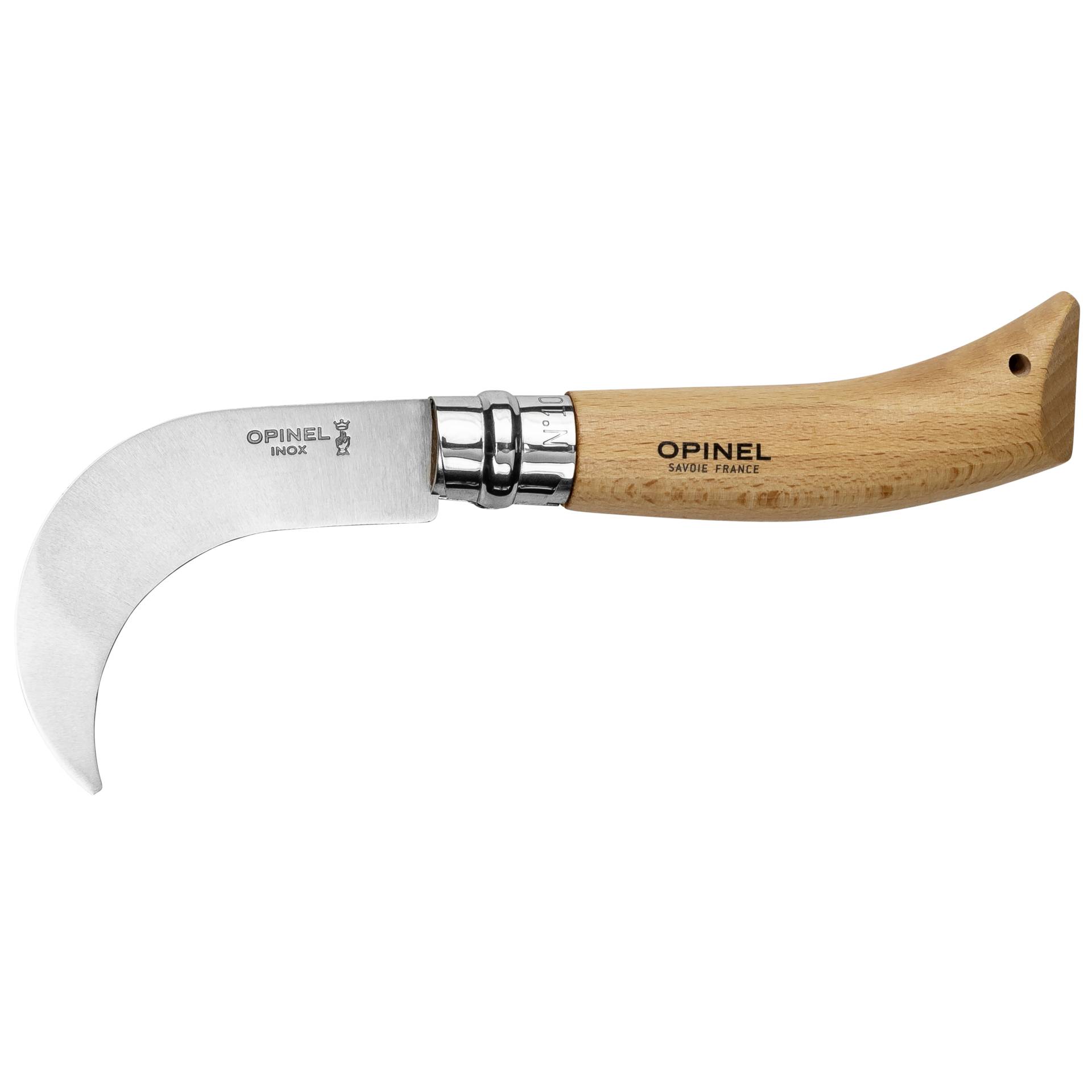 Opinel No. 10 Gardening Knife Billhook, curved blade