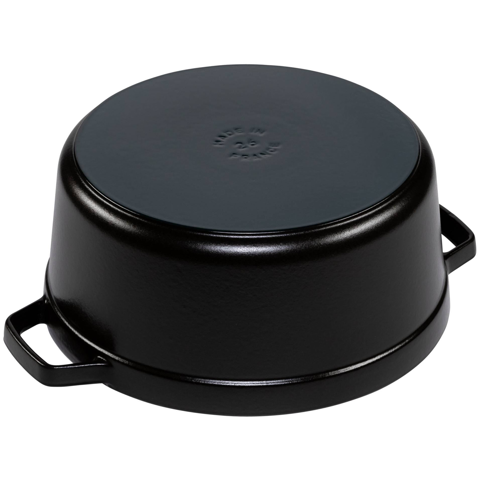 Staub casseruola BLK 26cm i rotonda nero