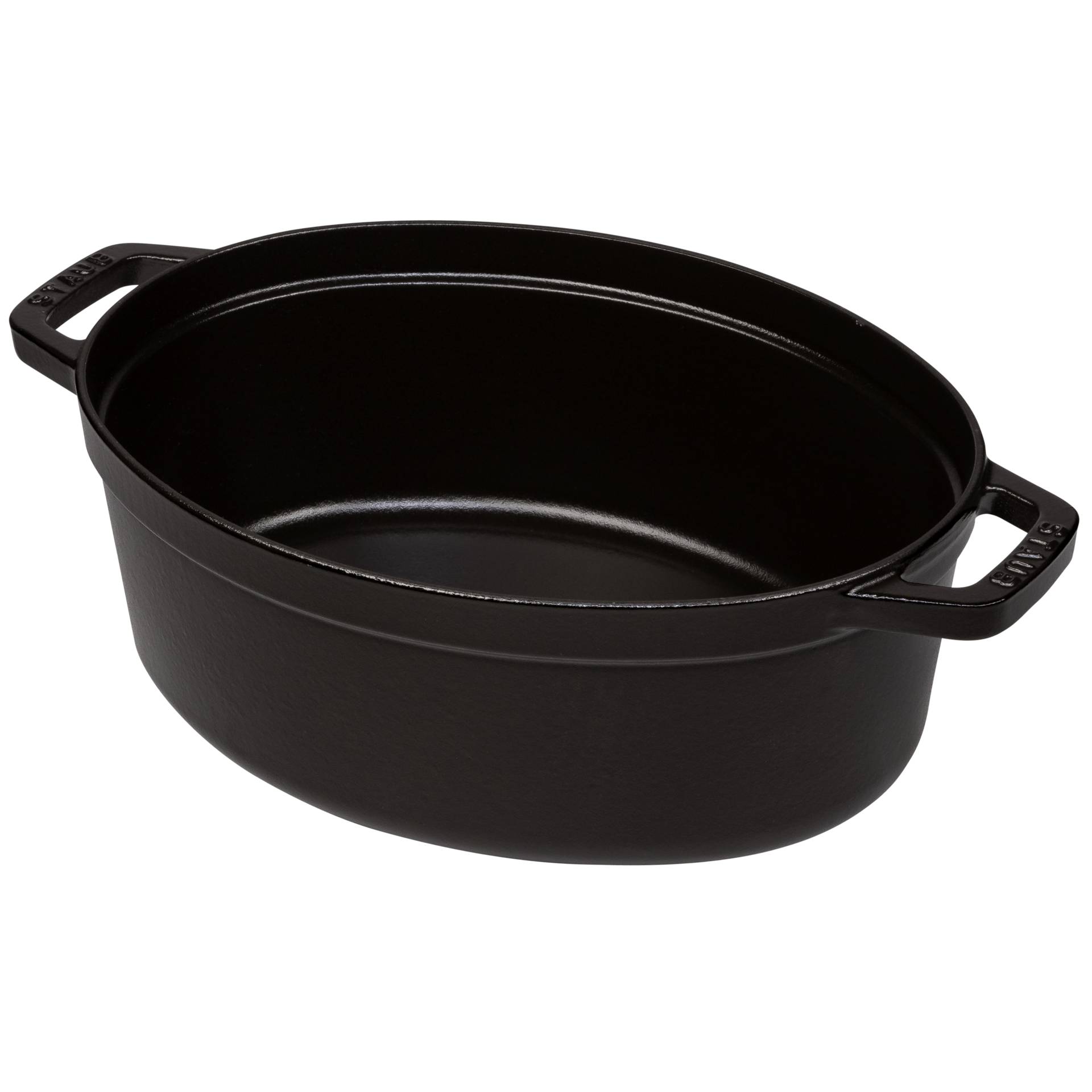 Staub casseruola BLK 29cm i ovale nero