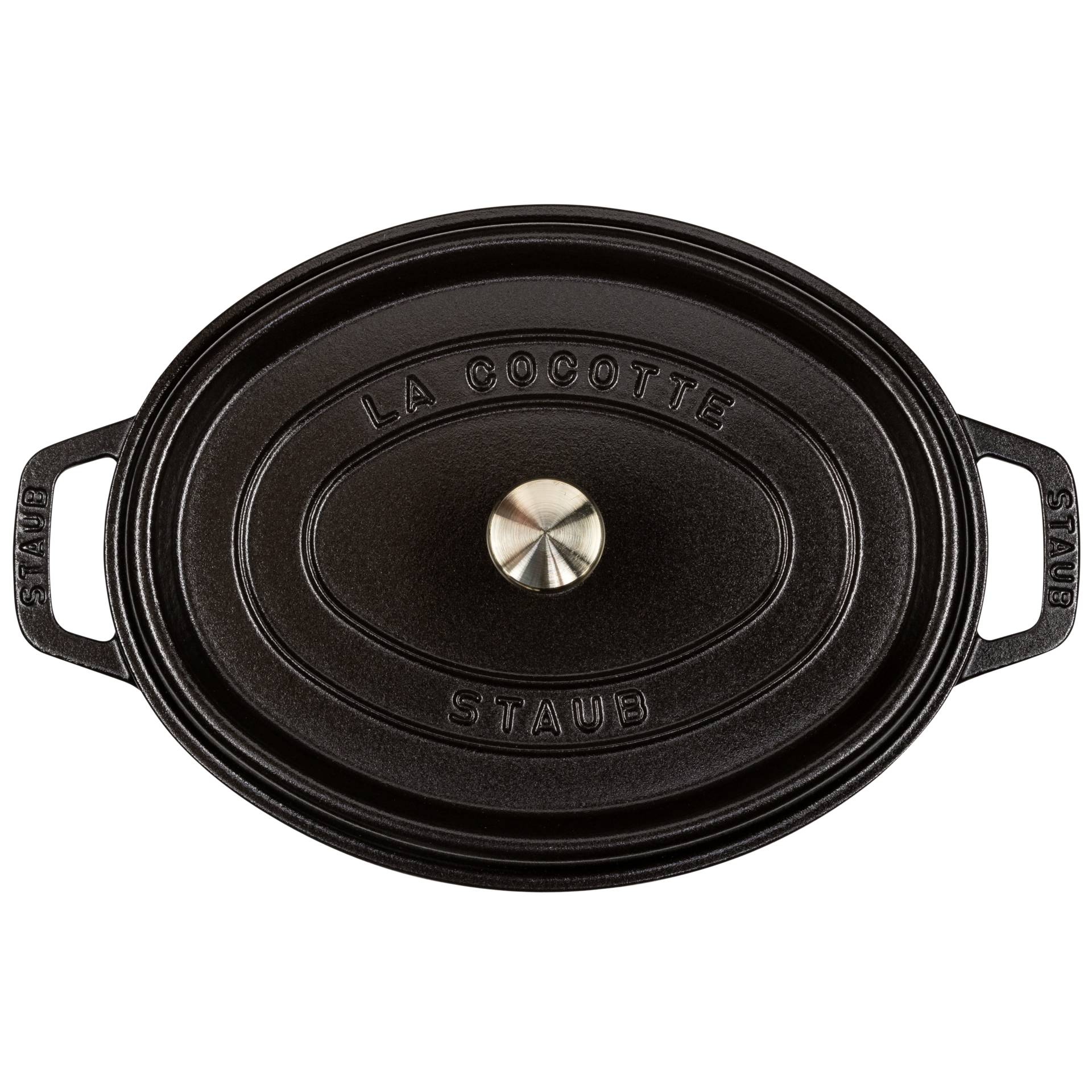 Staub casseruola BLK 29cm i ovale nero