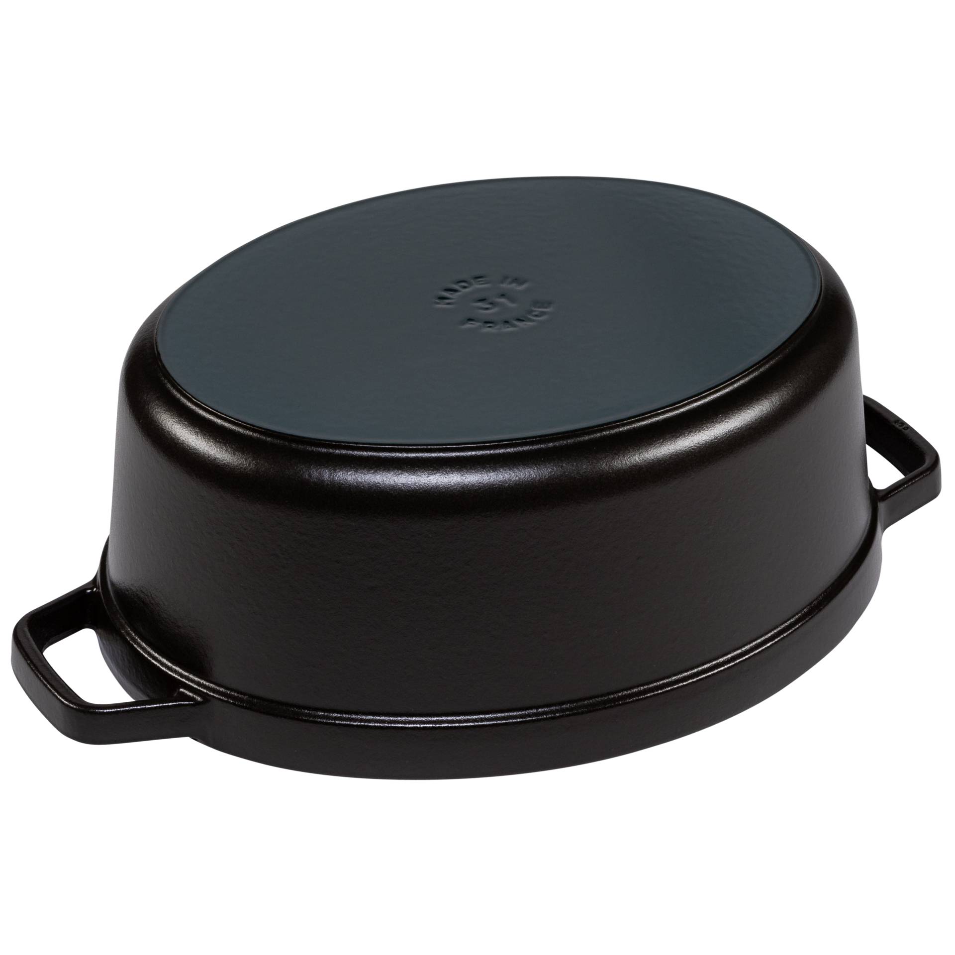 Staub casseruola BLK 31cm i ovale nero