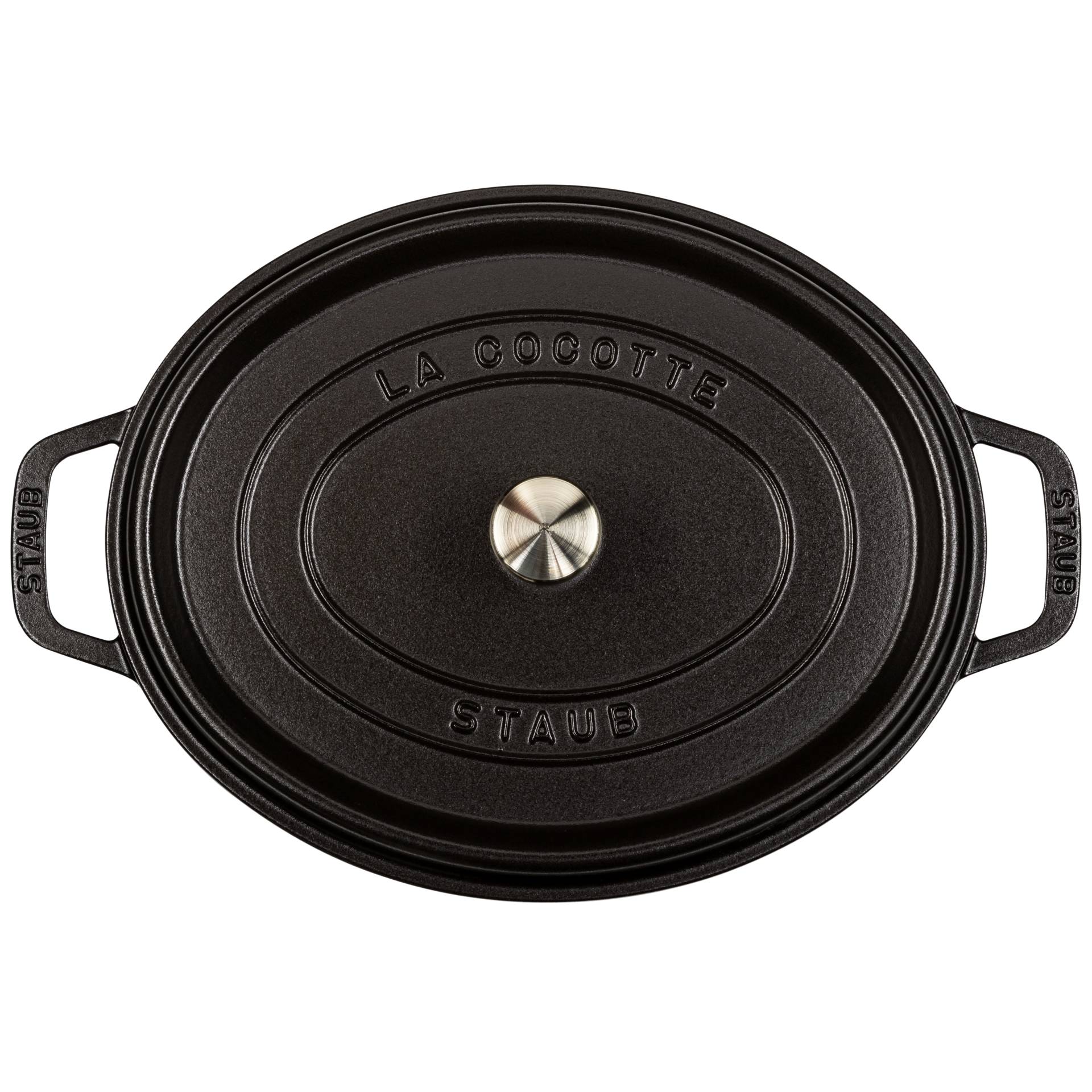 Staub casseruola BLK 31cm i ovale nero