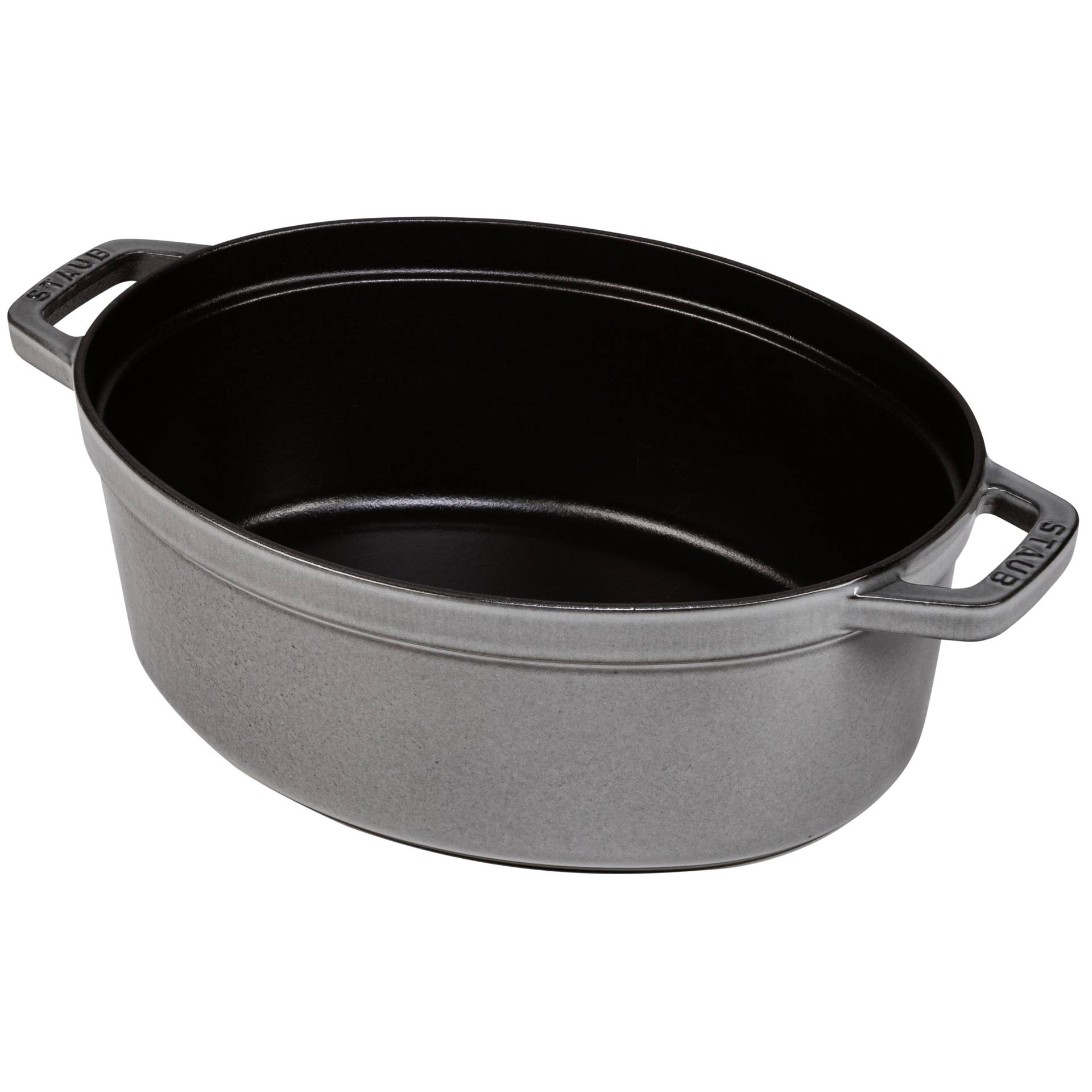 Staub casseruola G-GY 29cm i ovale grigio