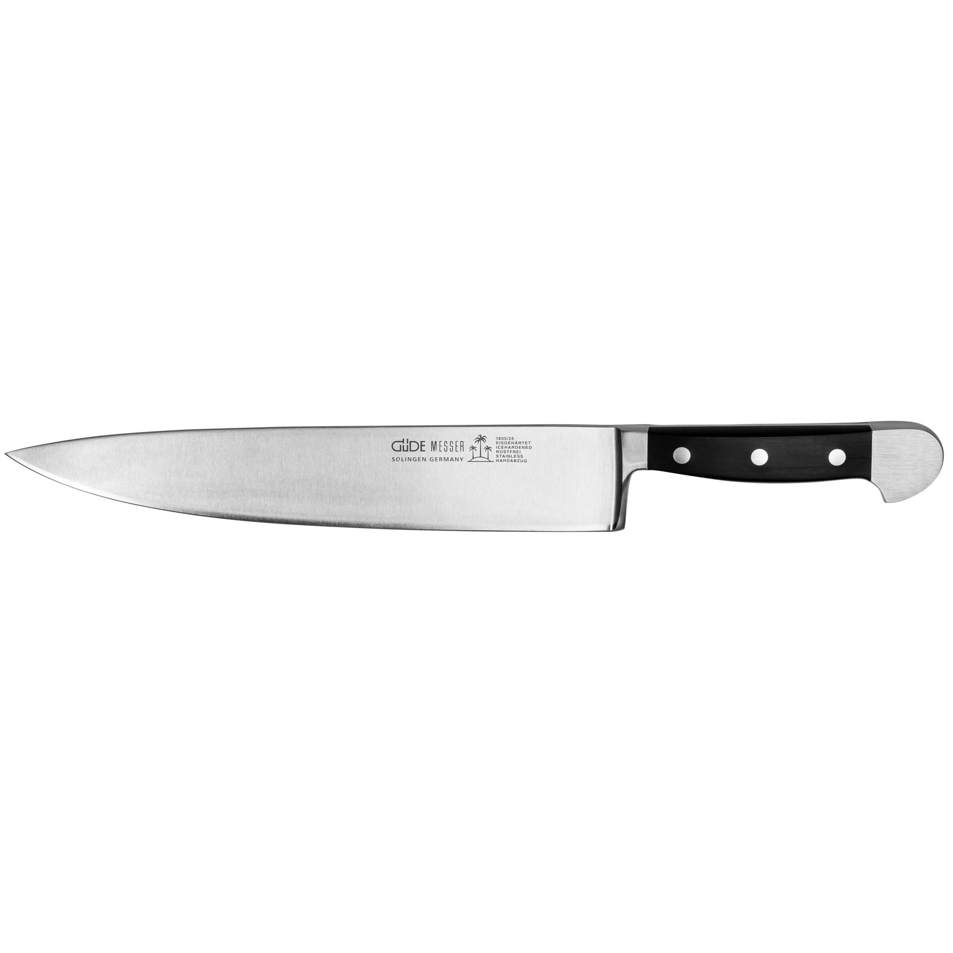 Güde Alpha Coltello cuoco 26 cm POM nero 1805/26