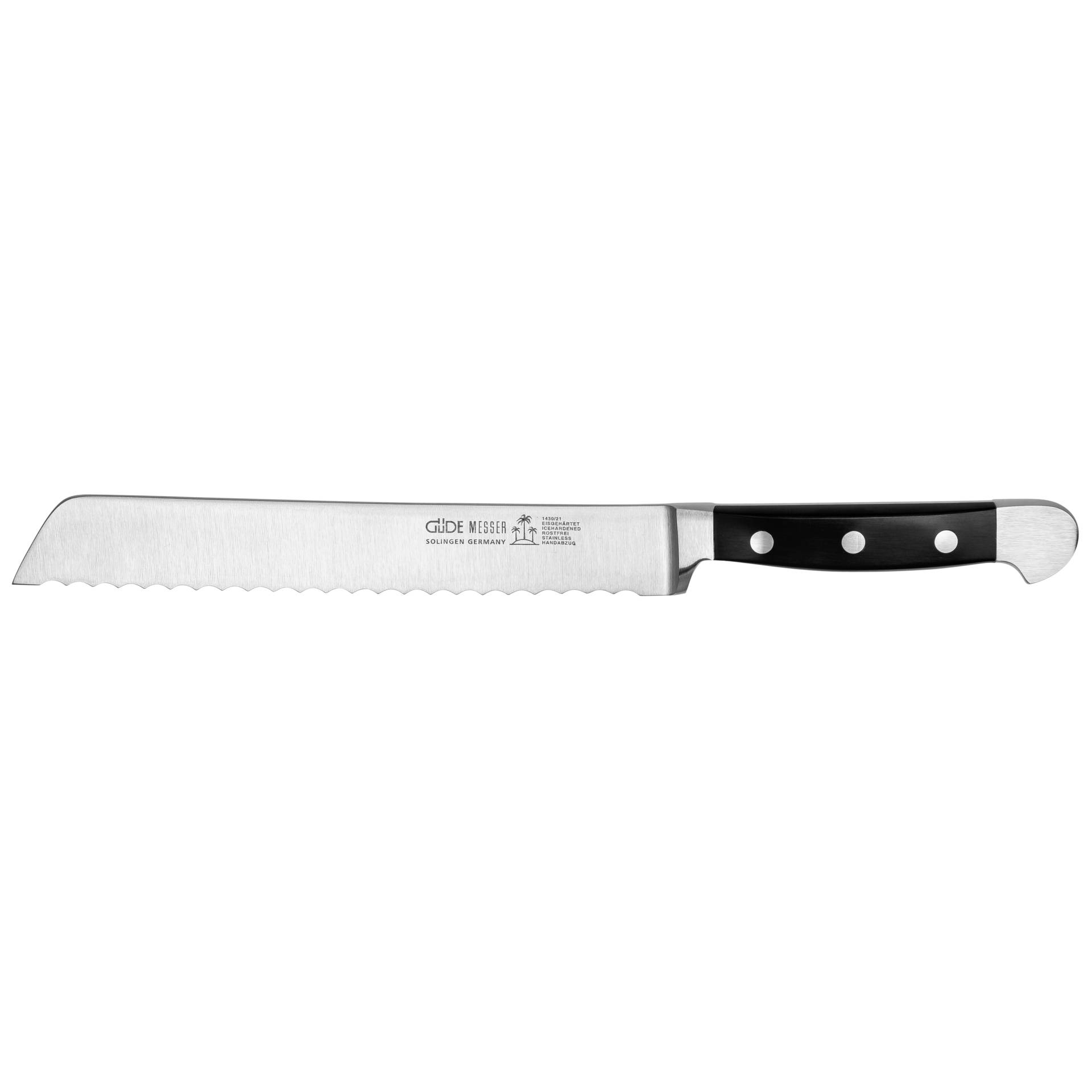 Güde Alpha coltello pane 21 cm POM nero 1430/21